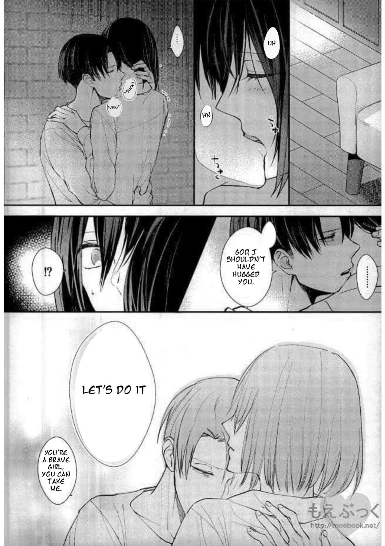 I Can't Wait by Sakuragawanaa (Attack on Titan Levi x Mikasa Doujin) English Translation