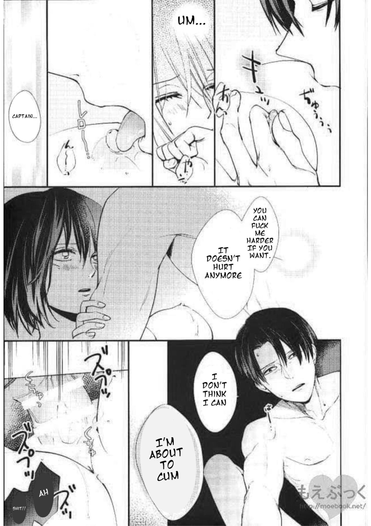 I Can't Wait by Sakuragawanaa (Attack on Titan Levi x Mikasa Doujin) English Translation