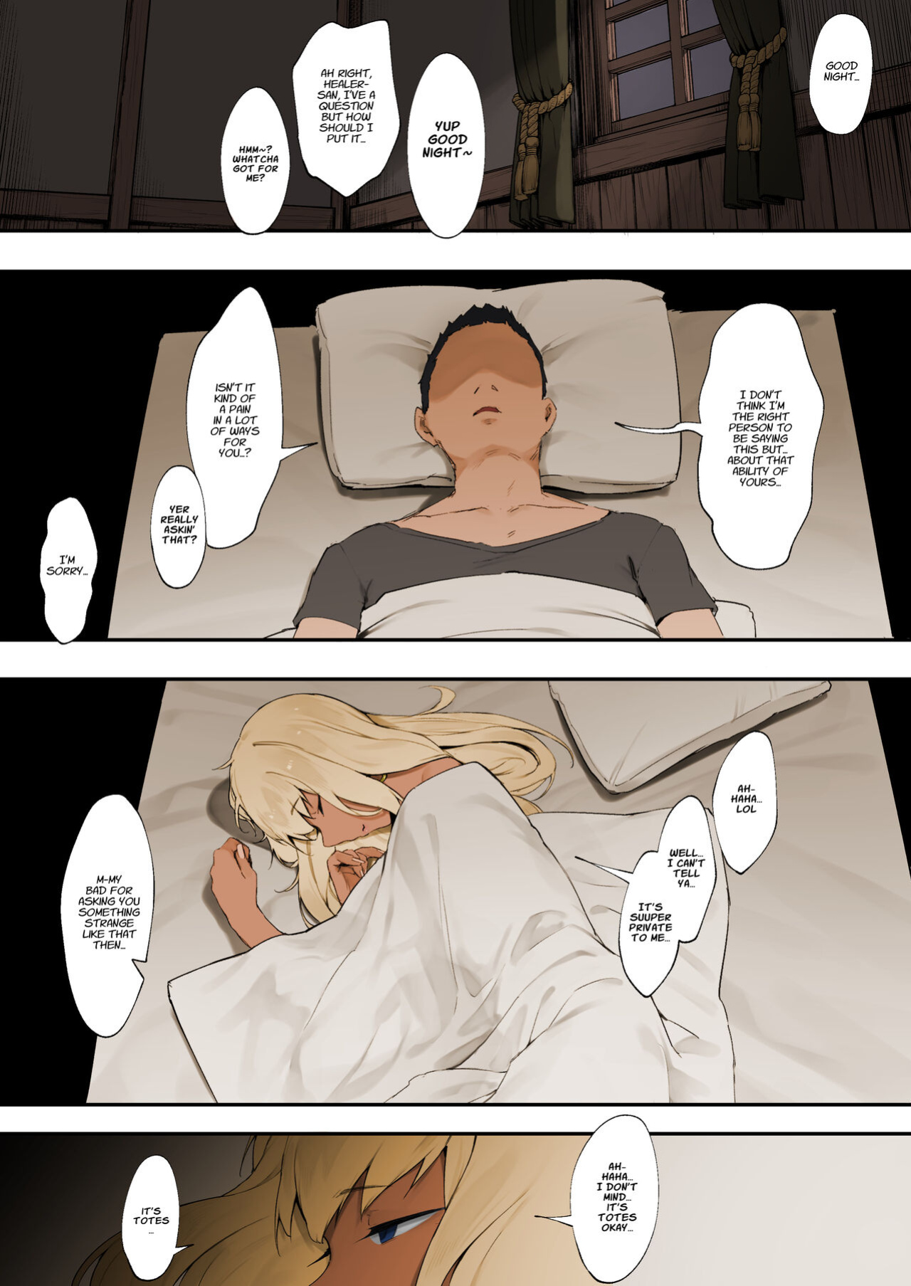 [Nigiri Usagi] Sex Suru to SP o Kaifuku Shitekureru Kuro Gyaru Healer [Kouhen] | The Black Gal Healer who Recovers Your SP When You Have SEX [Part 2] [Kyuume] [Colorized Miss One Life]