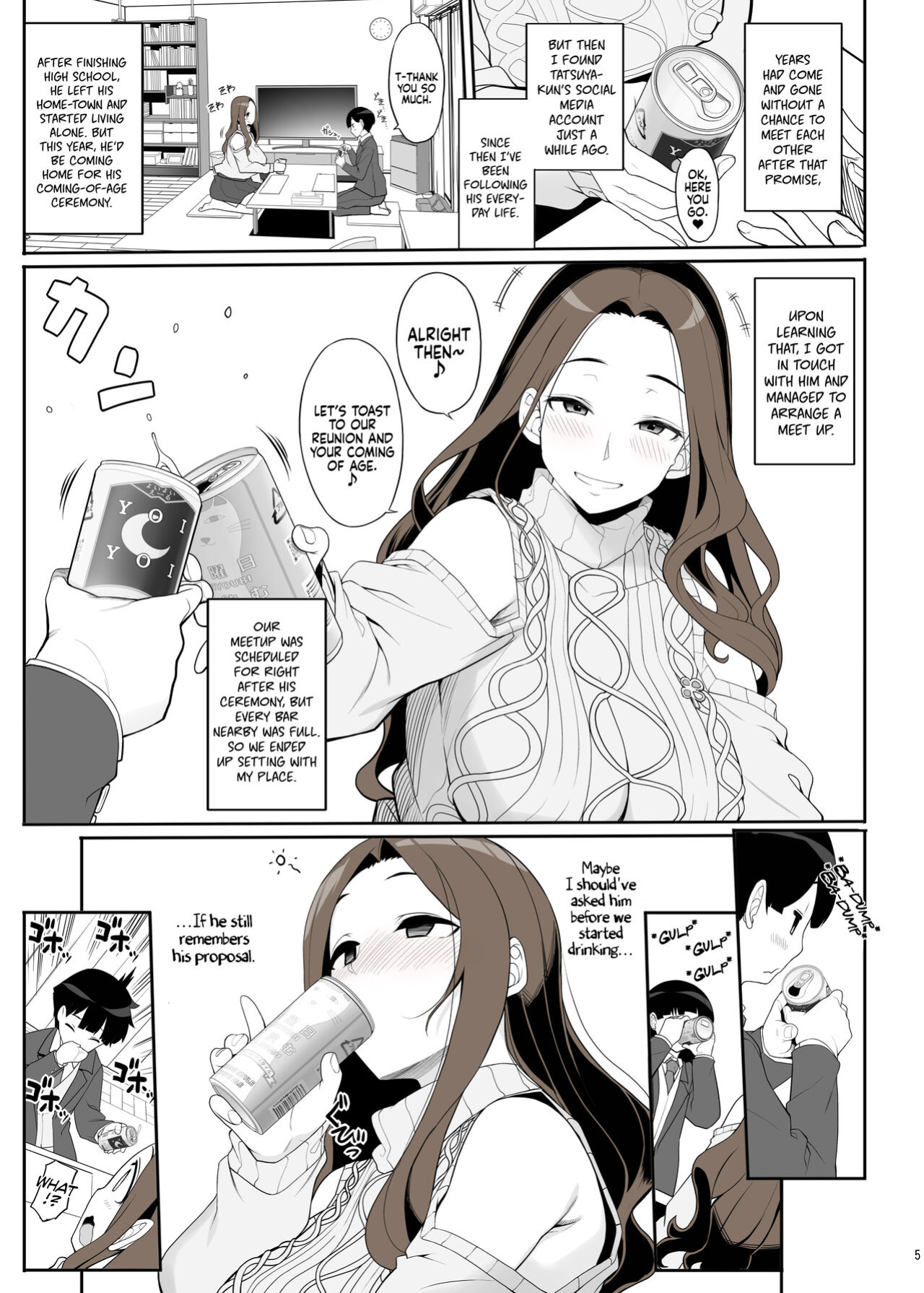 [Kirintei (Kirin Kakeru)] After Reuniting with the Onee-san Who is Fixated on Me, I was Proposed to with Sex and Got Addicted [Coffedrug+RedLantern]