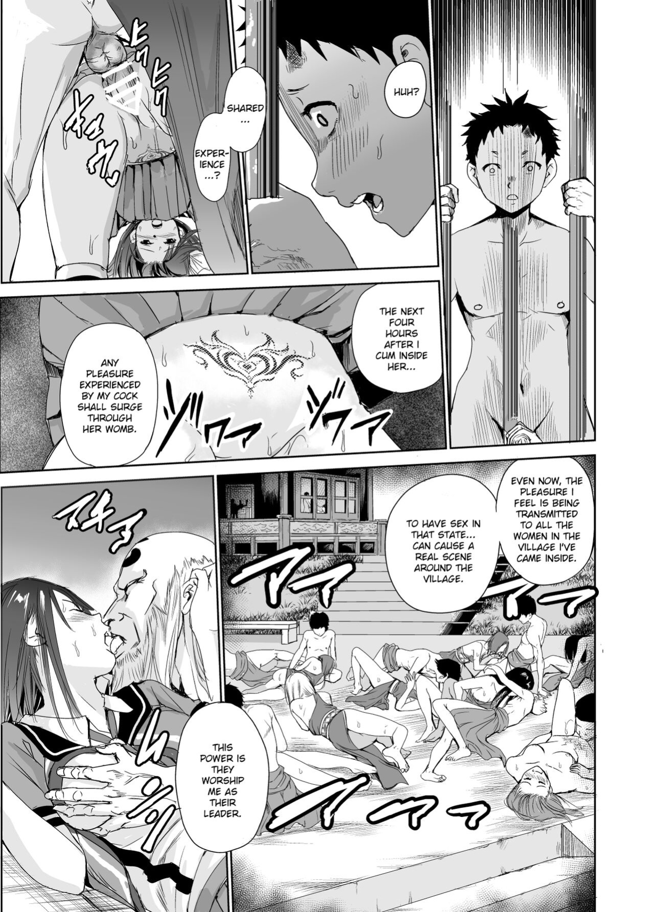 [Raid Socks (Tricky)] Tsuyagari Mura 3 ~Kareshi o Mamoru Tame Hikyou no Mura de Kyousei Gohoushi & NTR Sex~ [Ruru Scanlations]