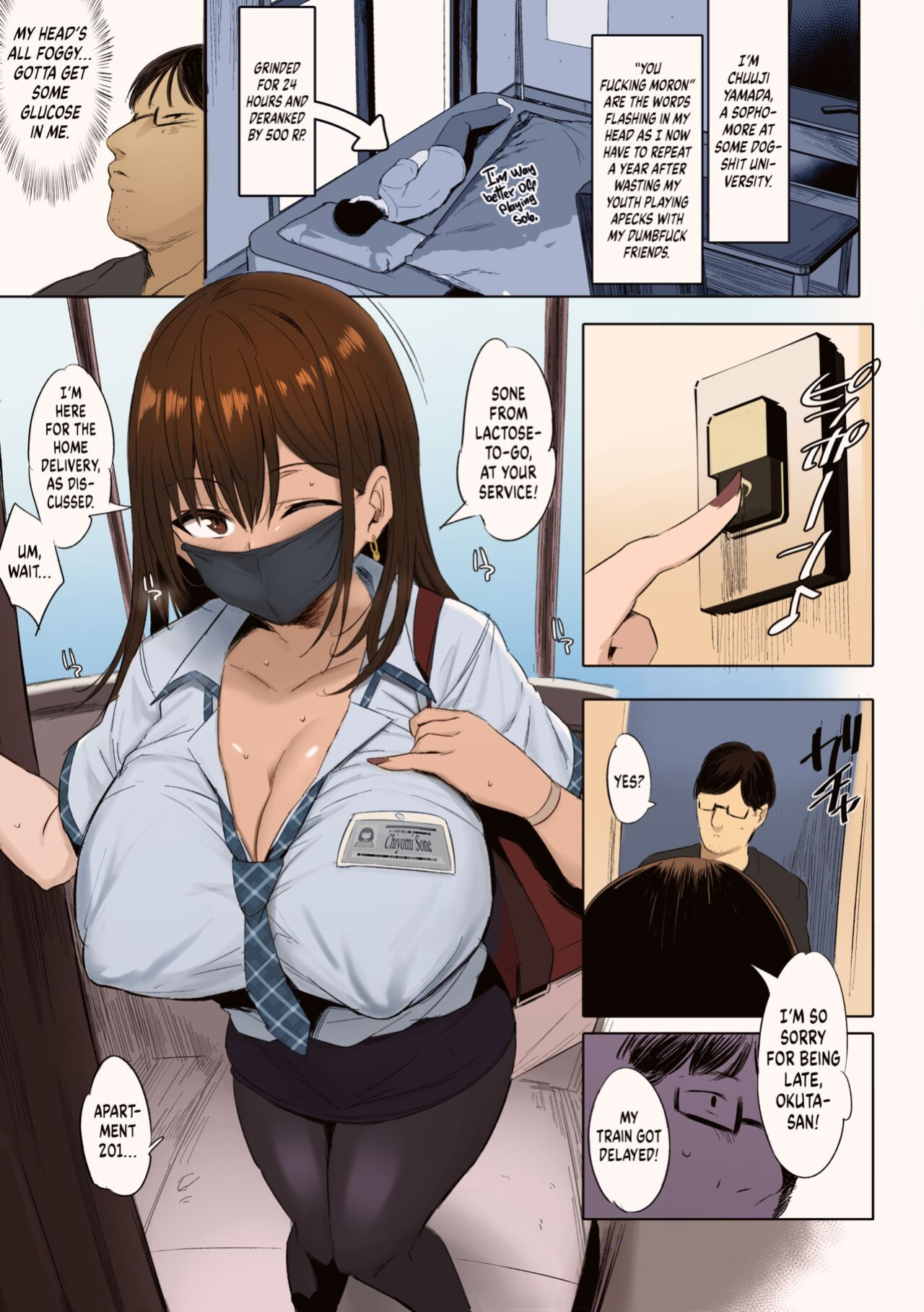 [Jack to Nicholson (NoriPachi)] Oppai Taritemasu ka? | In Need of Tits? {head empty} [Colorized]