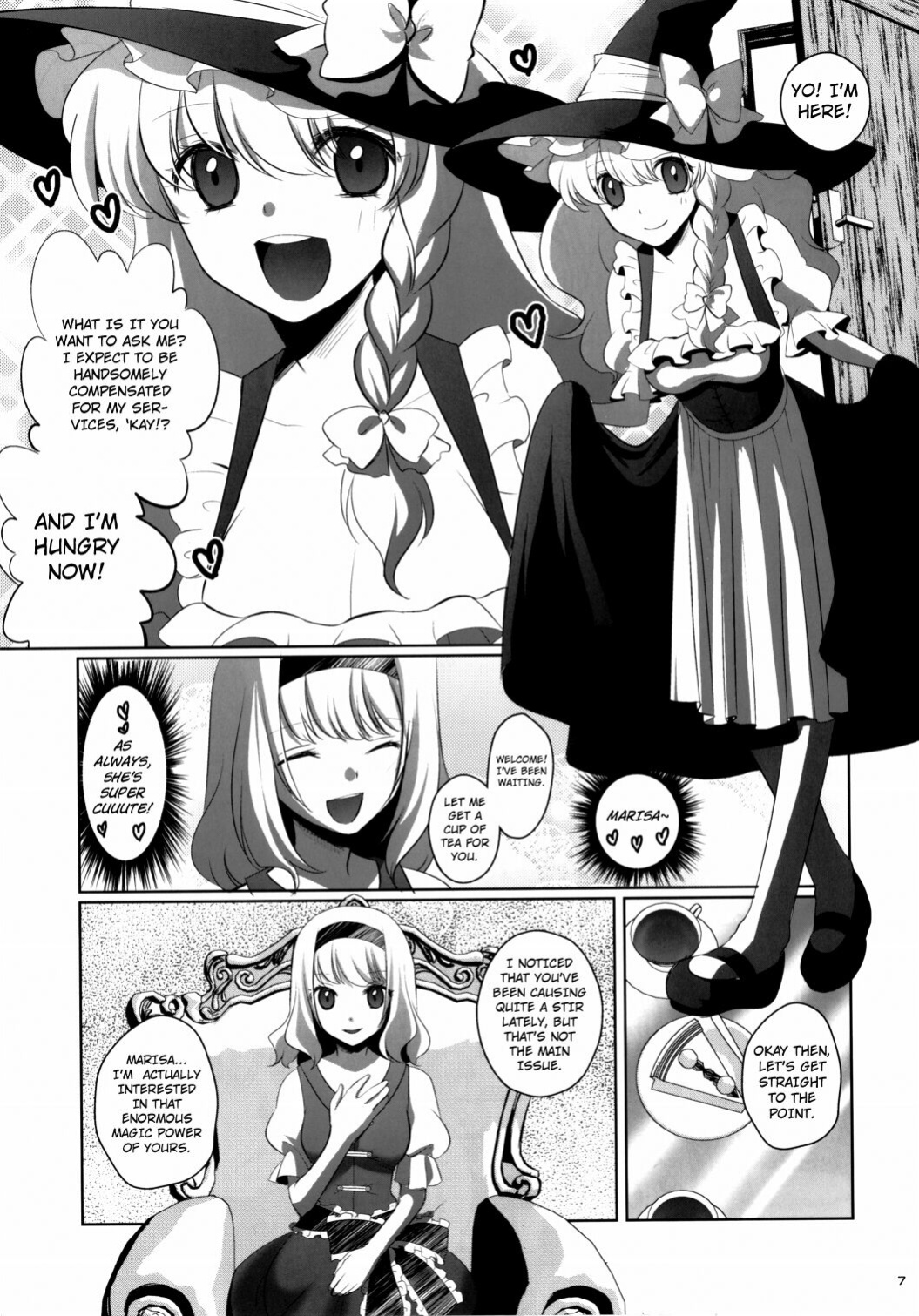 [Hanamo Oukoku (Hanamo Daiou)] Marisa wa Kinoko Power wo Te ni Ireta! (Touhou Project) [Kuraudo]