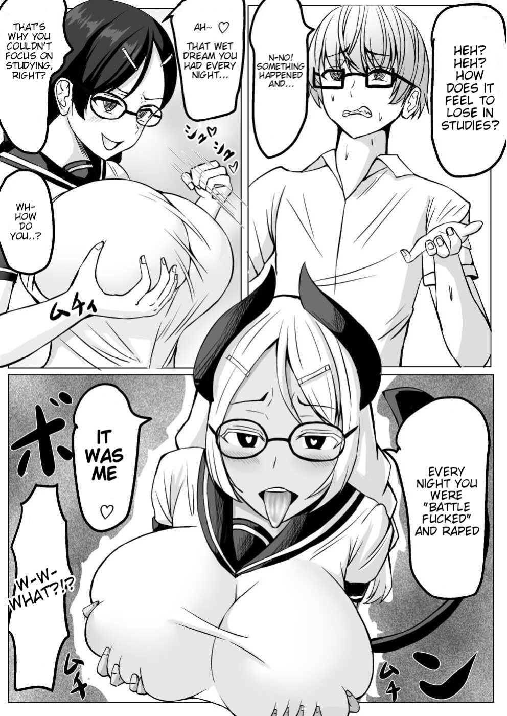 [Tetsunohiji] Succubus ni H na Shoubu de Makechau Yuutousei-kun | A honor student loses against a succubus in a lewd match