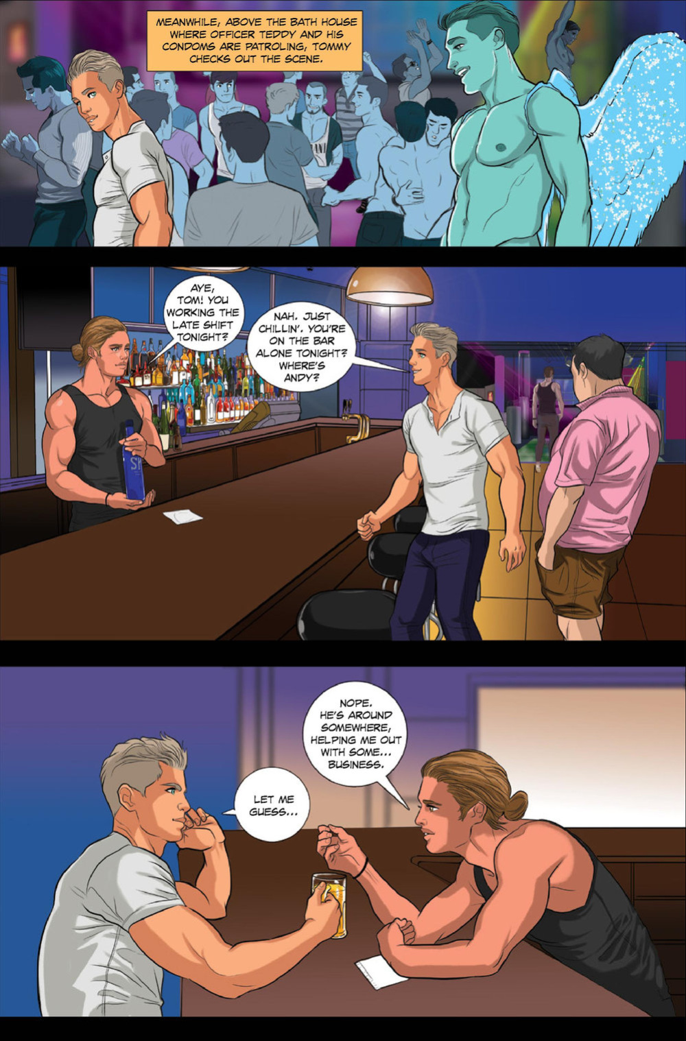 [Sunny Victor] Tales of the Naked Knight #1: Club Story 1 [Eng]