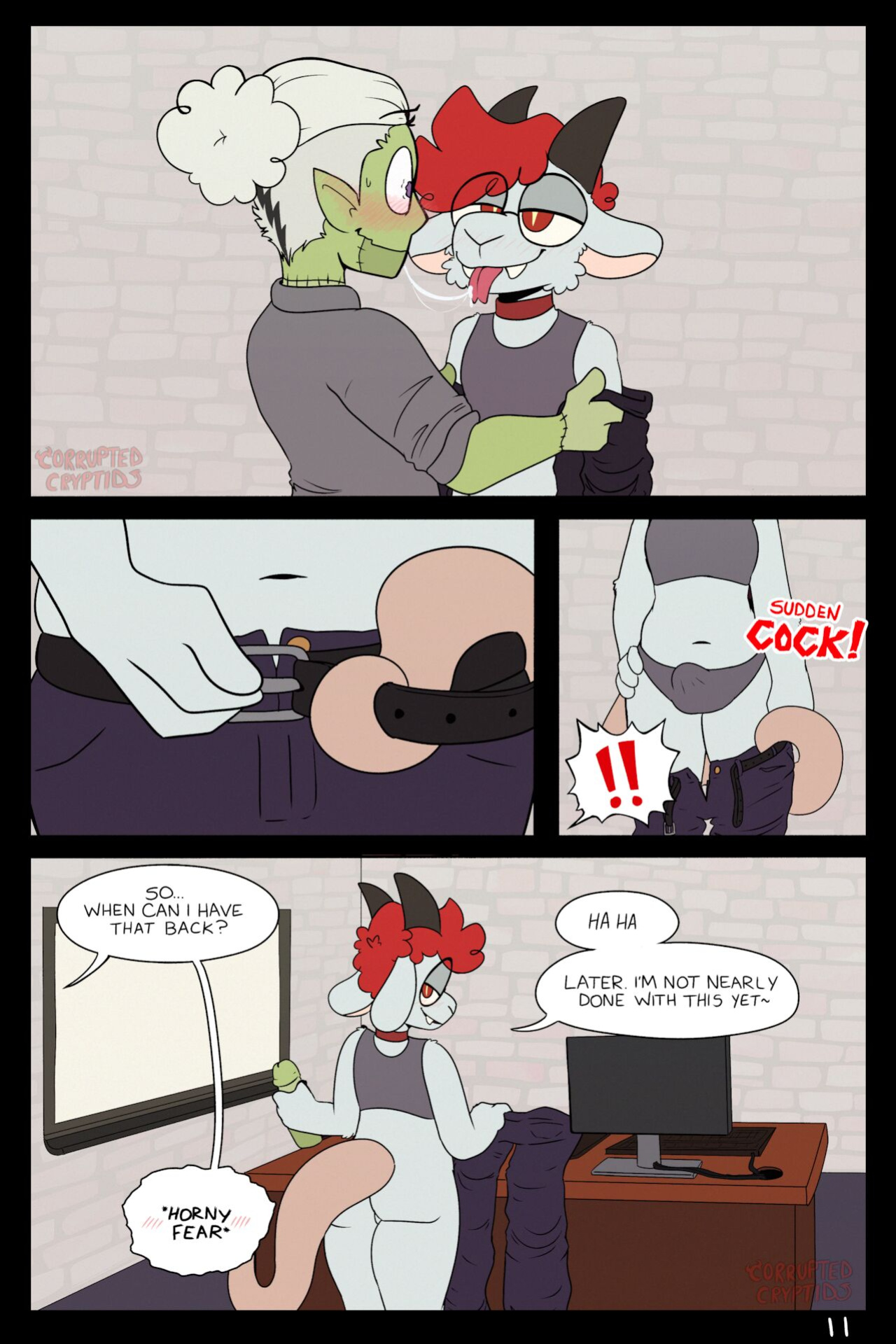 [CorruptedCryptid] Club Lamashtu (NSFW Comic)