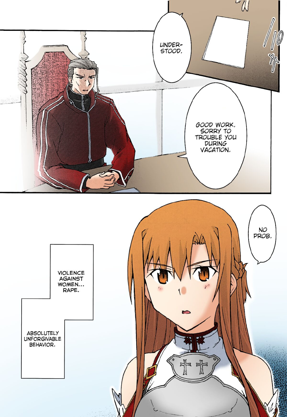 [sandglass (Uyuu Atsuno)] ochiru -asuna3- (Sword Art Online) [Brolen/Nisor][Colorized]