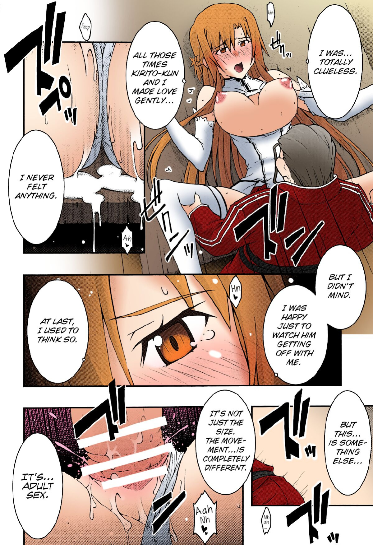 [sandglass (Uyuu Atsuno)] ochiru -asuna3- (Sword Art Online) [Brolen/Nisor][Colorized]