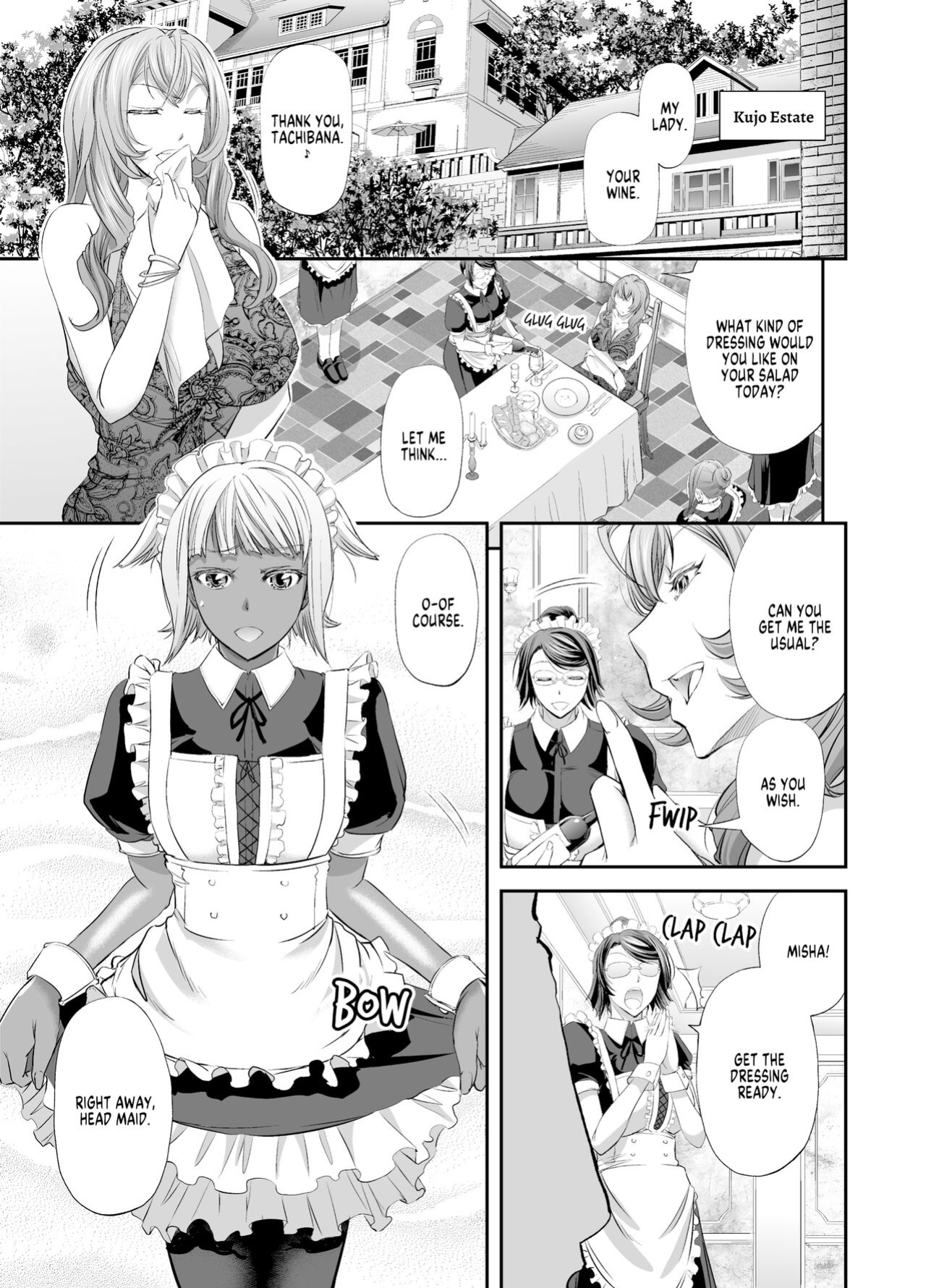 [No Such Agency (Kikuichi Monji)] Kyuujyougaruyuu Aigan Maid no Shitsukekata | Kujo-style Maid Discipline