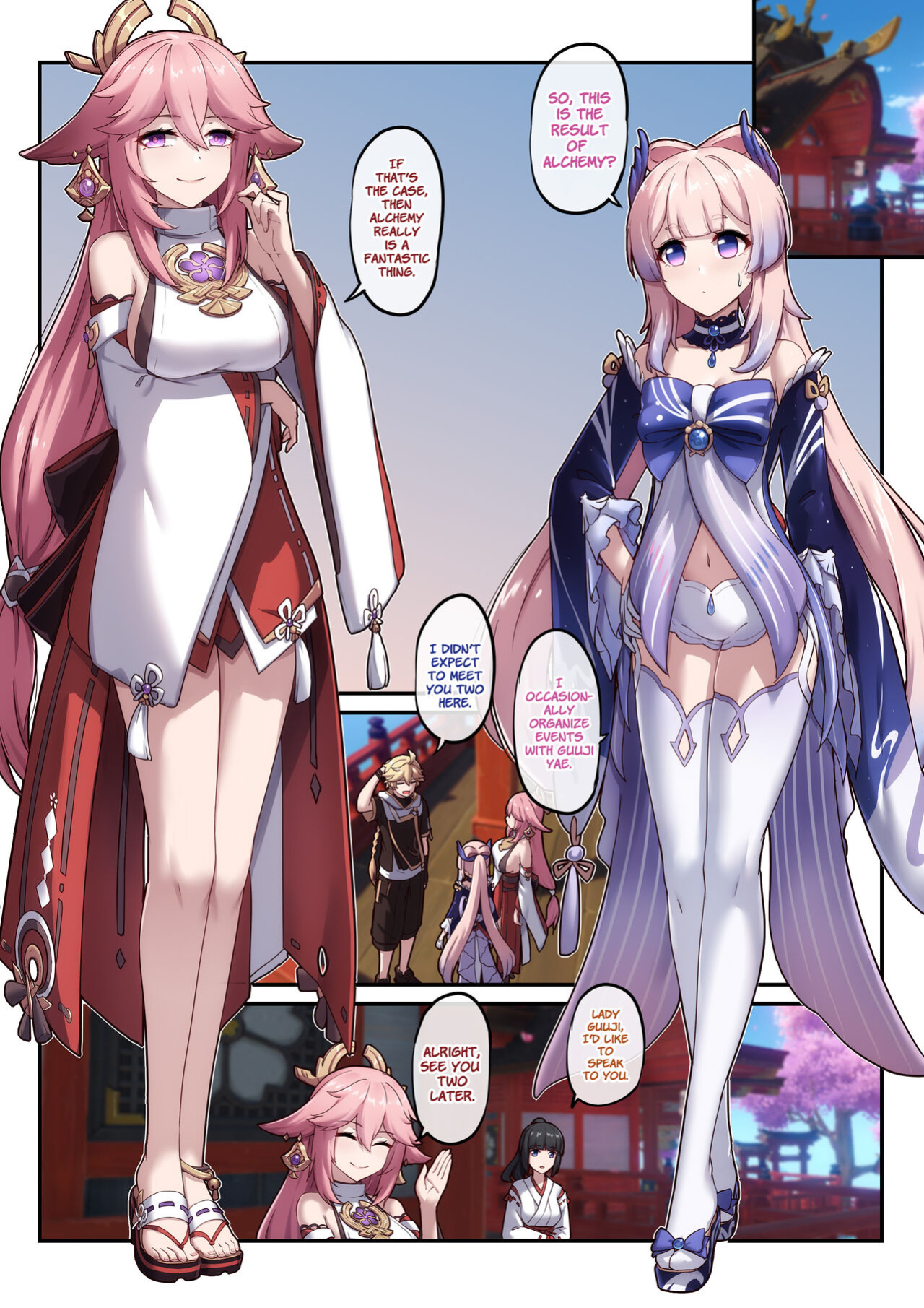 [Longow Flintlock] Kokomi & Miko: Love is war (Genshin Impact) [LunaticSeibah]