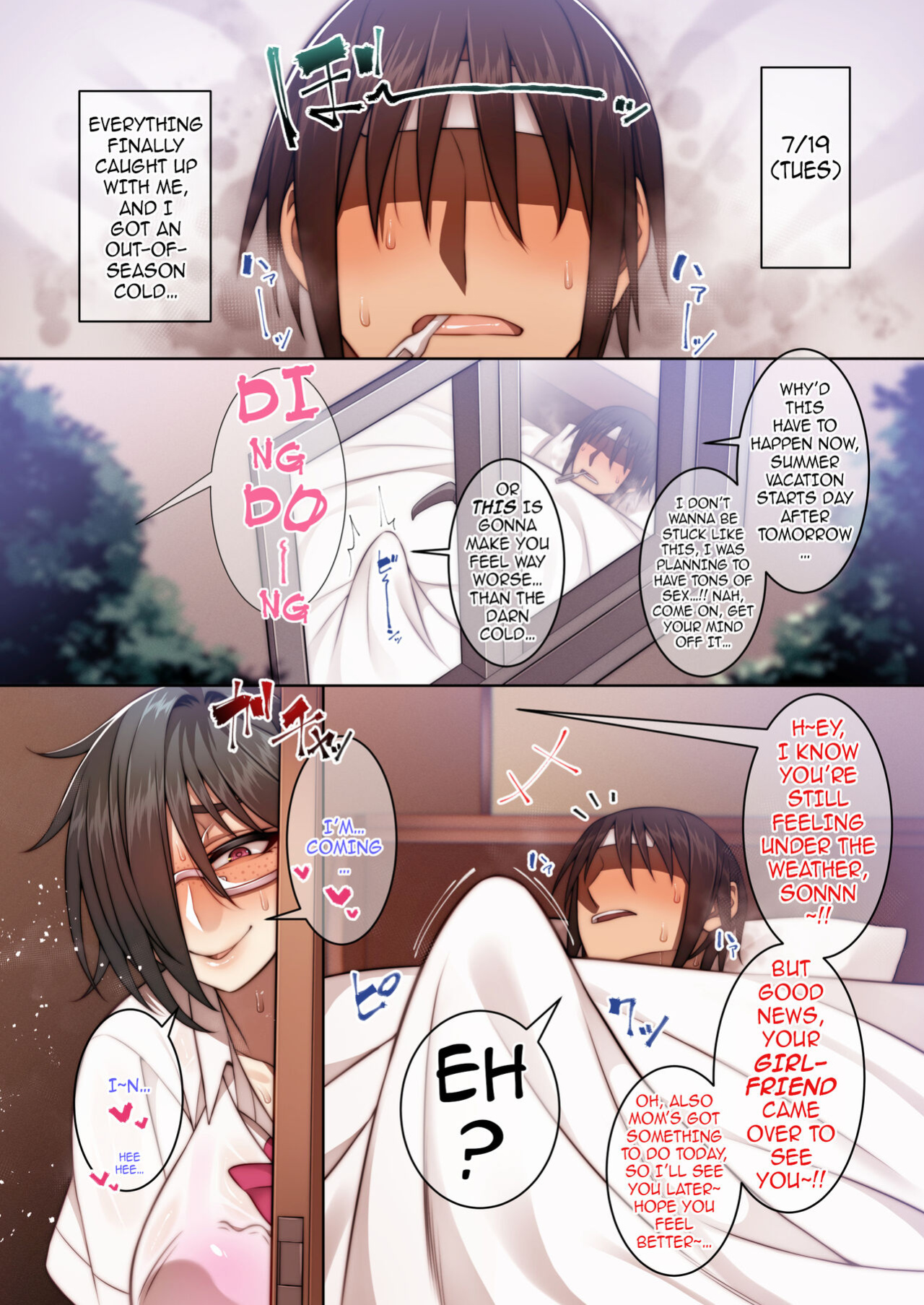 [Mousou Engine (Korotsuke)] Tsugou no Ii Mesu-tachi | The Nymphos Who’re Up for Anything {darknight}