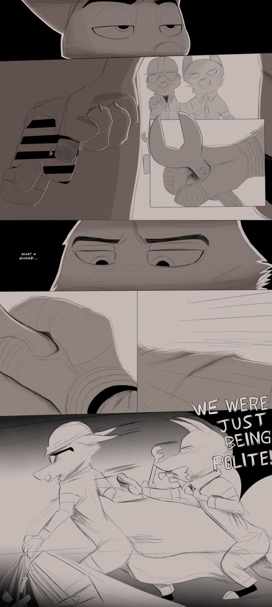 [Yitexity] Savage Company - Chapter 3 + Updated Edition (Zootopia)