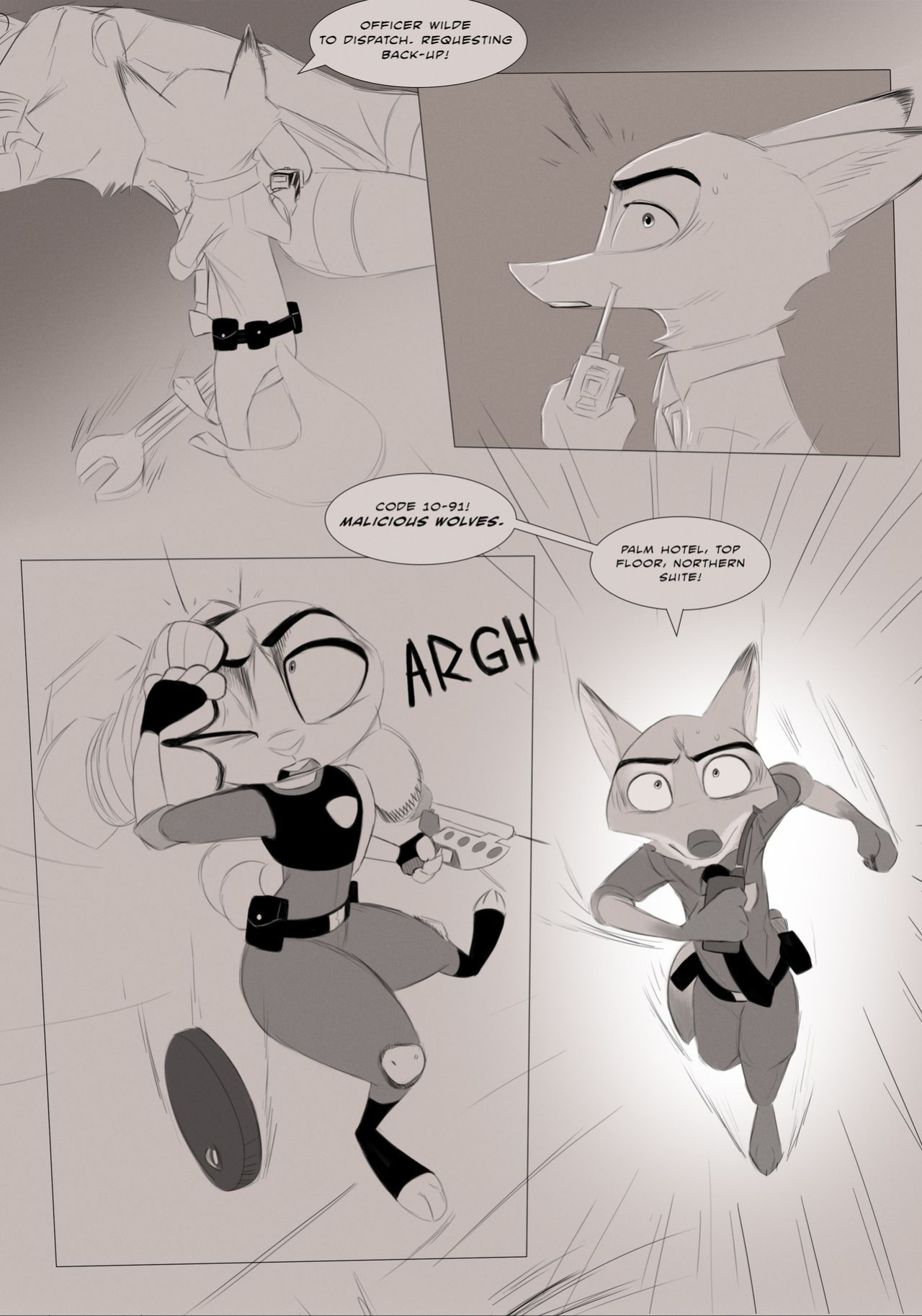 [Yitexity] Savage Company - Chapter 3 + Updated Edition (Zootopia)