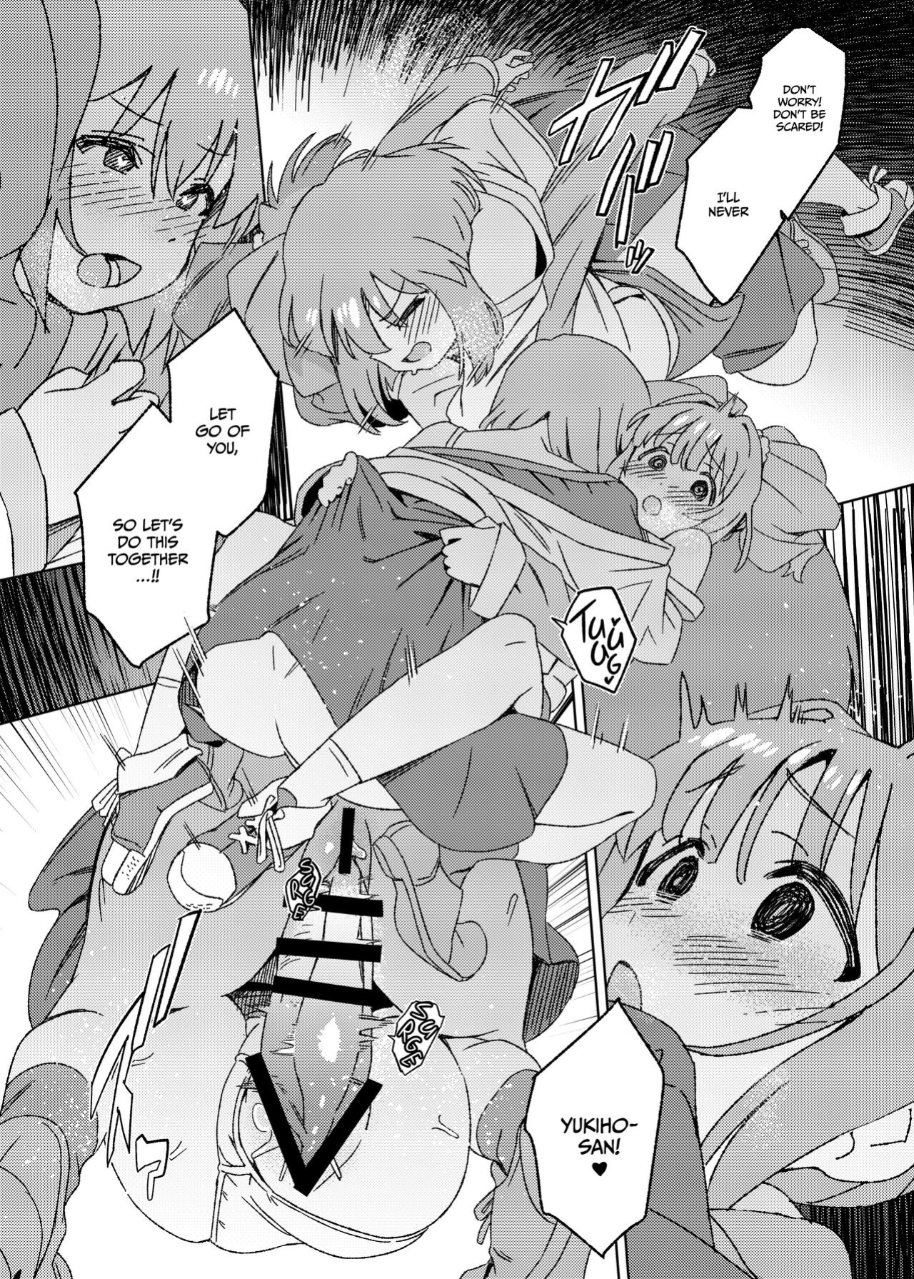 [Suimitsutou Koubou (Momo no Suidousui)] Yuki Chinpo Futanari Yukiho no Nioi de Yayoi ga Trip shichau Hon (THE iDOLM@STER) {Hennojin}