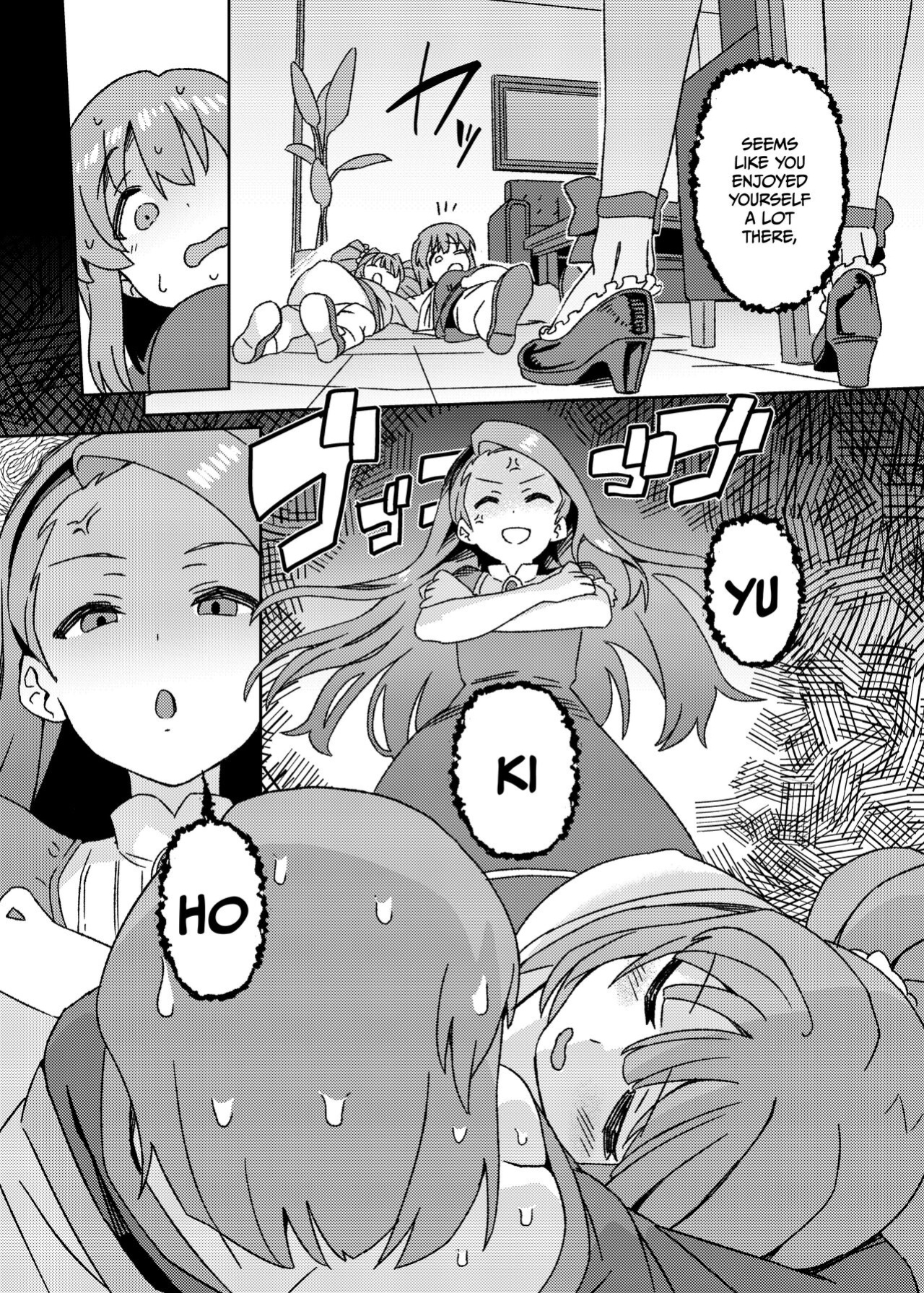 [Suimitsutou Koubou (Momo no Suidousui)] Yuki Chinpo Futanari Yukiho no Nioi de Yayoi ga Trip shichau Hon (THE iDOLM@STER) {Hennojin}