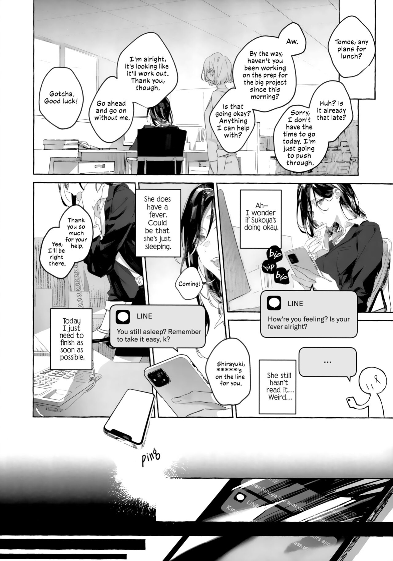 [Sleeper (Nekomura)] Gomen ne, xxx Dekinakute | I'm Sorry, I Can't xxx (Shirayuki Tomoe, Sukoya Kana) [Sappho Scans]