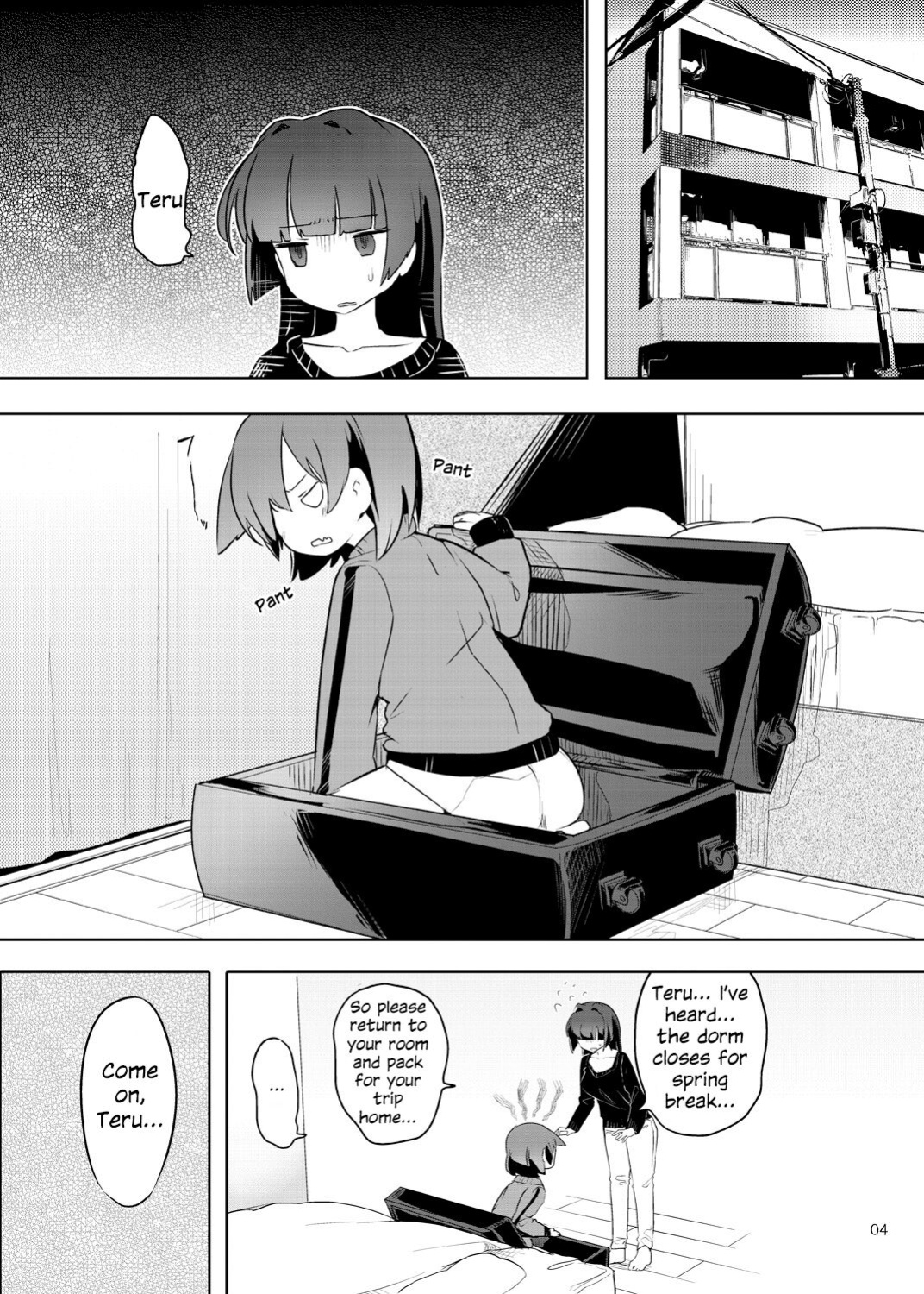 [pm02_00 (Wakadori Nikomi)] Teru to Kyuujitsu | Teru and Her Break (Saki) [Uselessbian Translations]