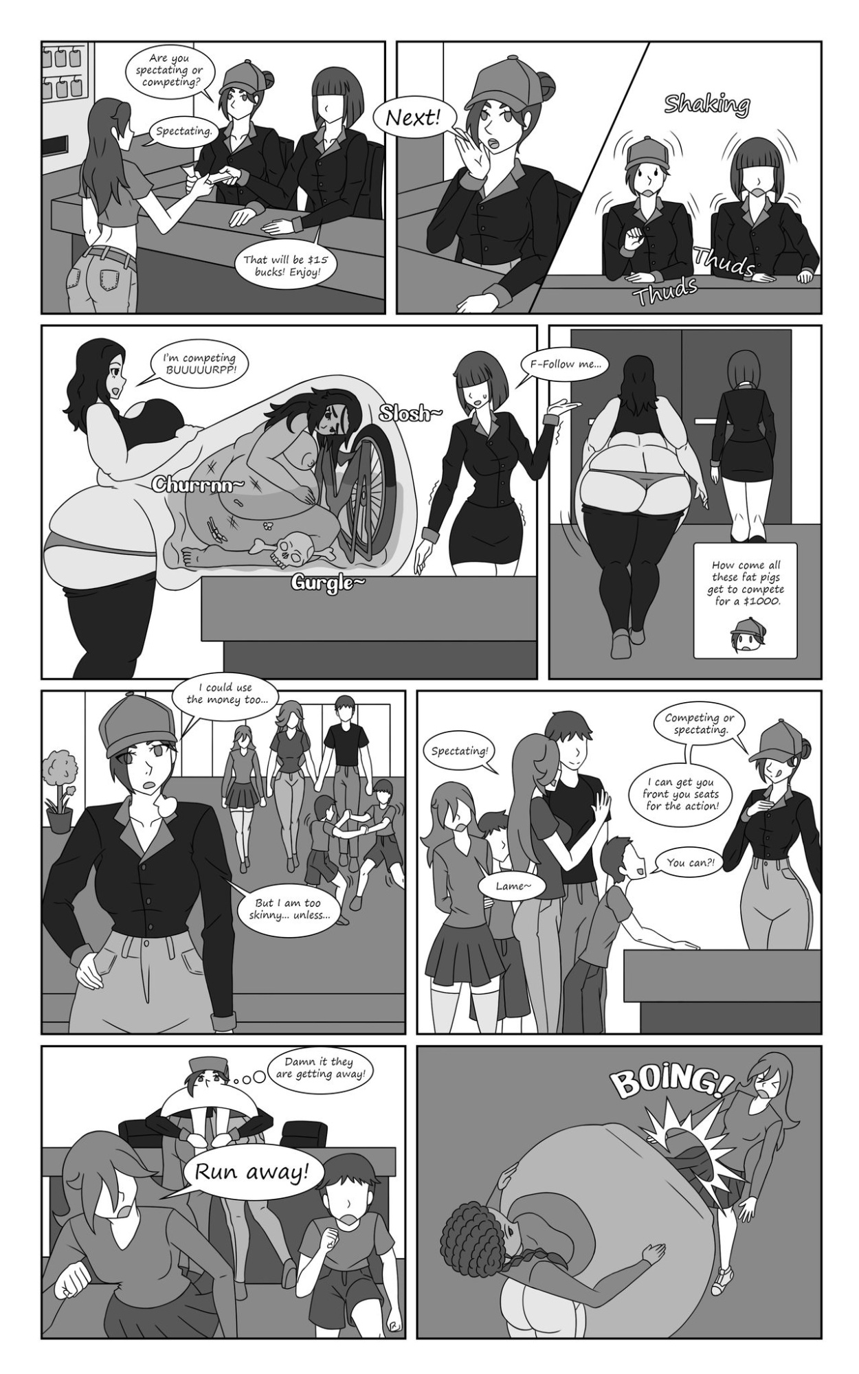 [knightGoose] Wrestling Weight Gain