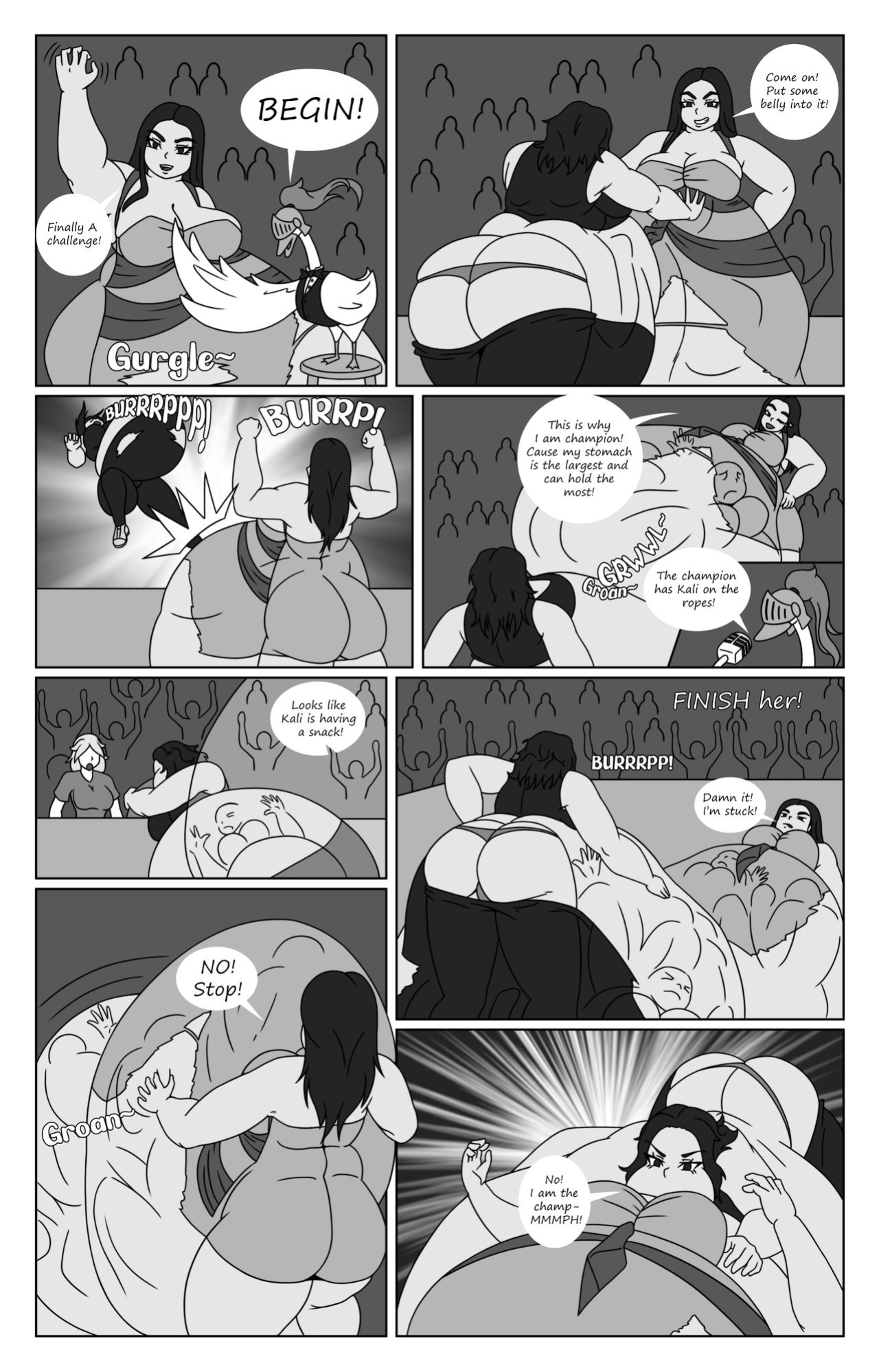 [knightGoose] Wrestling Weight Gain