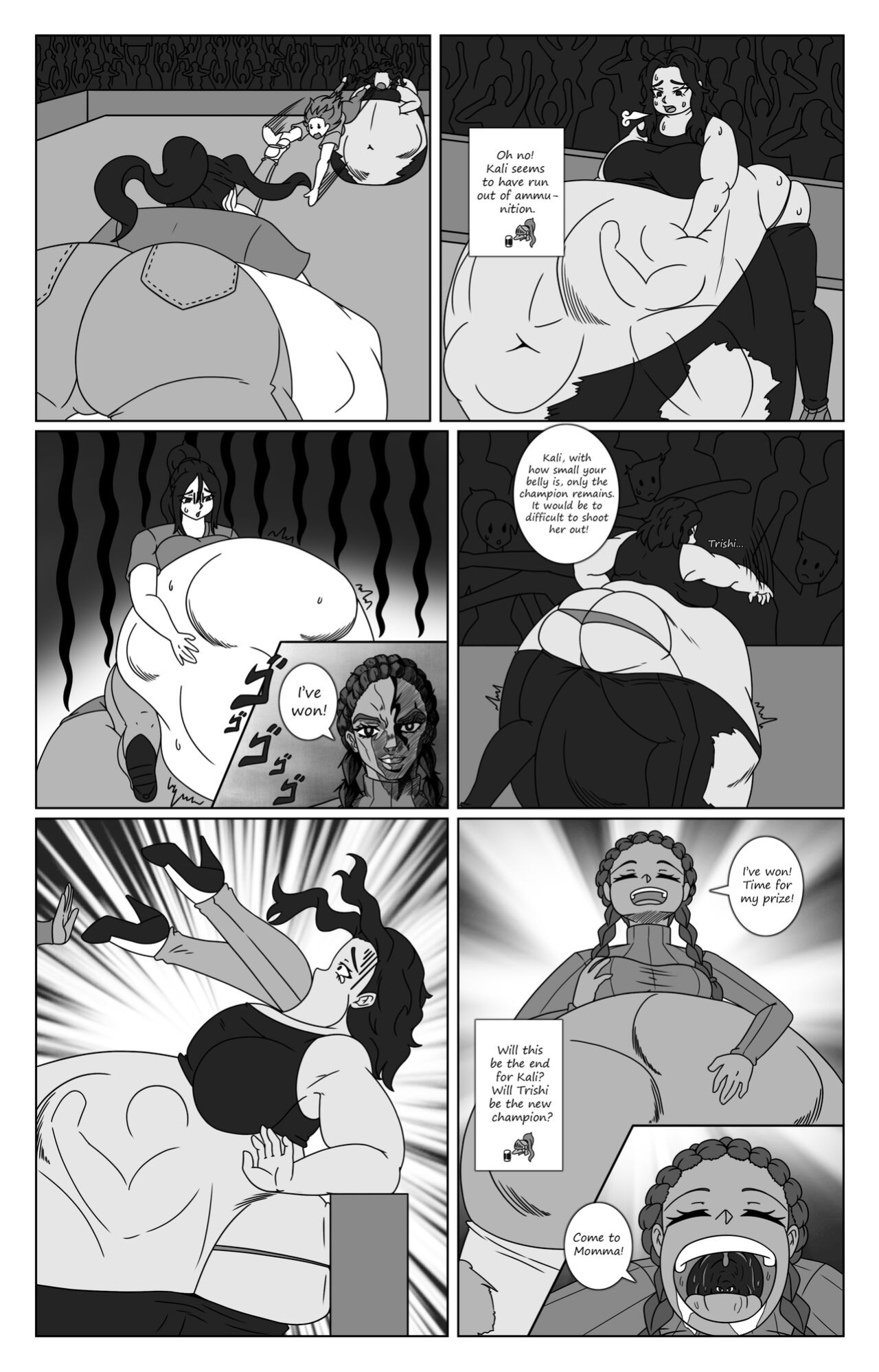 [knightGoose] Wrestling Weight Gain
