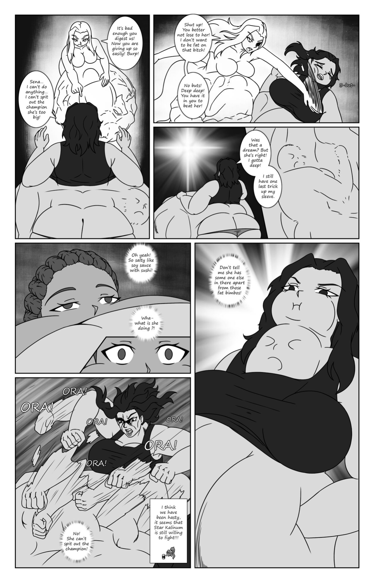 [knightGoose] Wrestling Weight Gain
