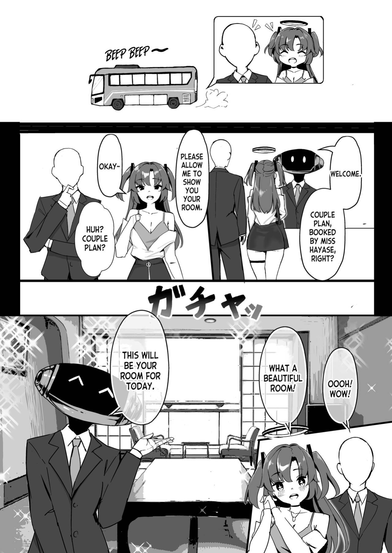[Hoyhoy Colo] Seminar Kaikei wa Ecchi ga Shitai. Onsen Hen Zenpen (Blue Archive) [desudesu]