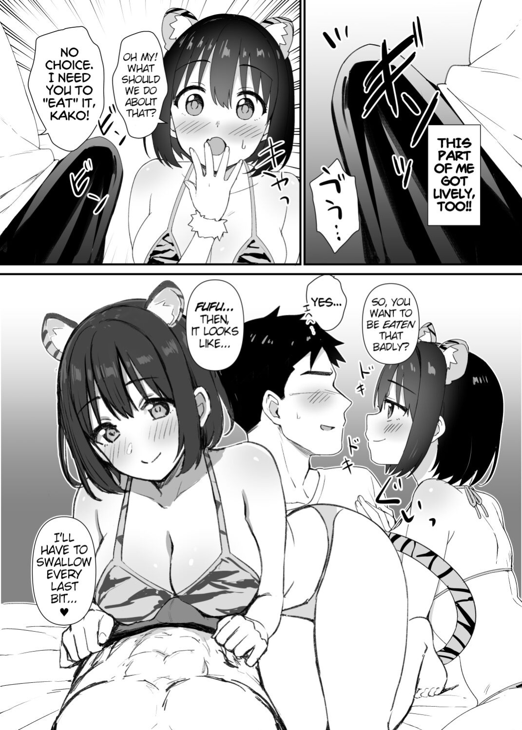 [Iorigumi (Tokita Arumi)] Imasara dakedo Kako-san ni Toragara Bikini o Kite Moratta. | It's a Little Late for New Year's, But I Finally Got Kako to Wear a Tiger-Print Bikini. (THE IDOLM@STER CINDERELLA GIRLS) [ShinyTL]