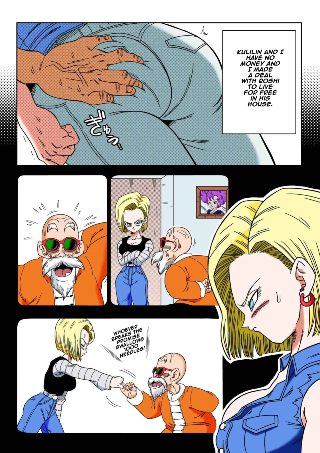 [Yamamoto] Android 18 vs Master Roshi (Dragon Ball Z)
