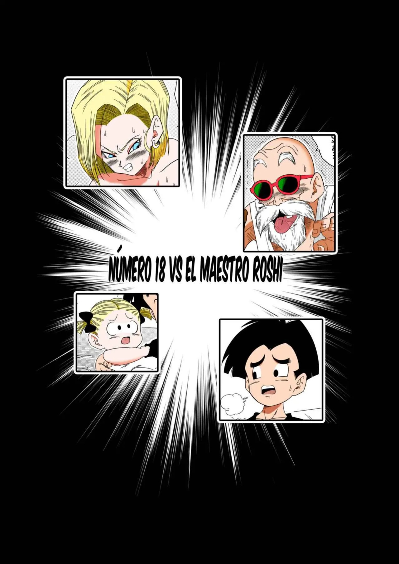 [Yamamoto] Android 18 vs Master Roshi (Dragon Ball Z)