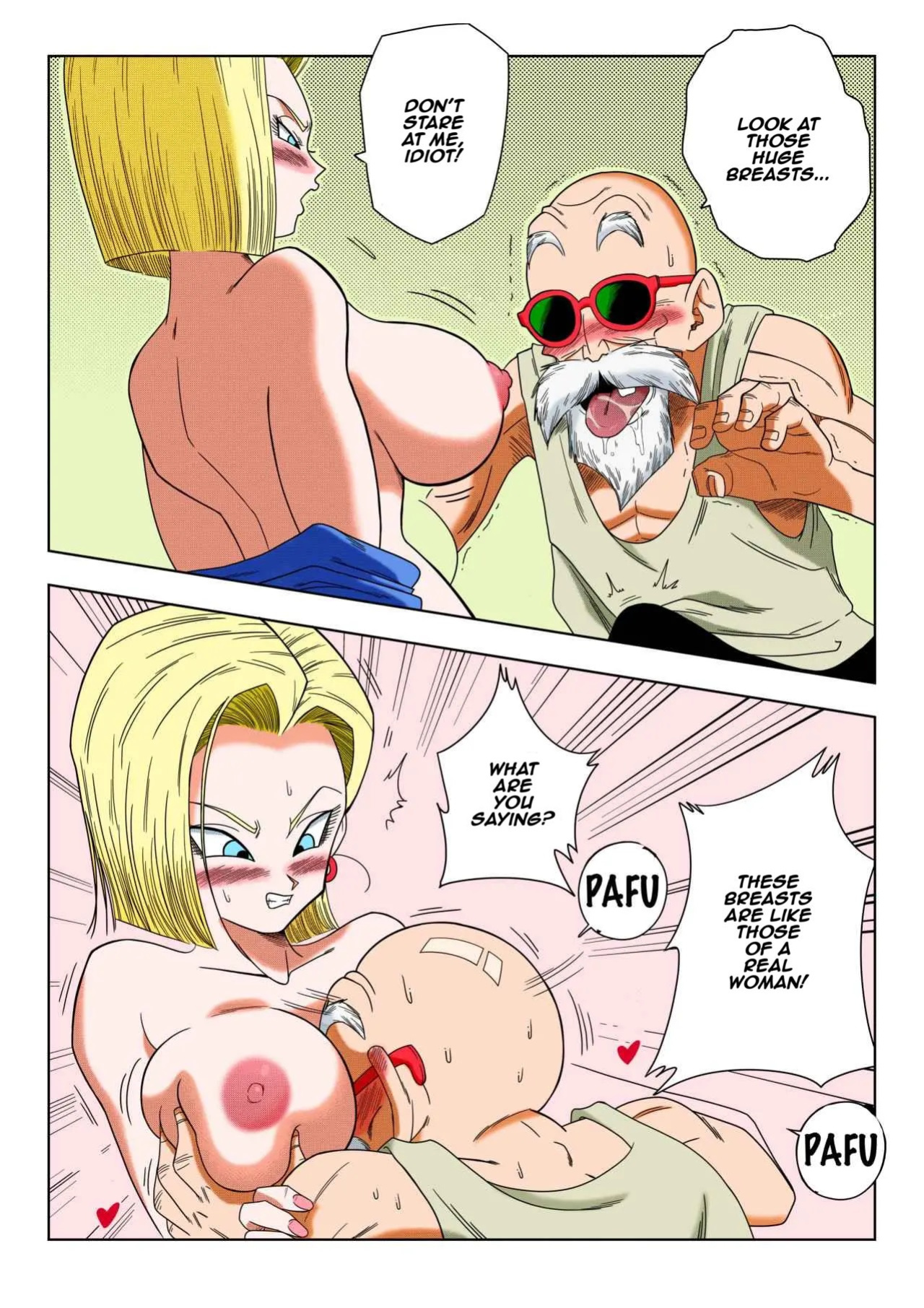 [Yamamoto] Android 18 vs Master Roshi (Dragon Ball Z)