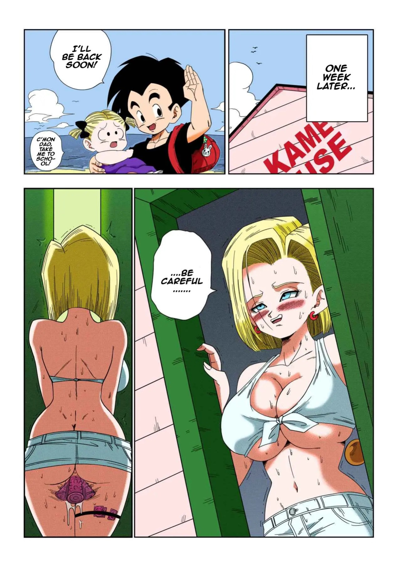 [Yamamoto] Android 18 vs Master Roshi (Dragon Ball Z)