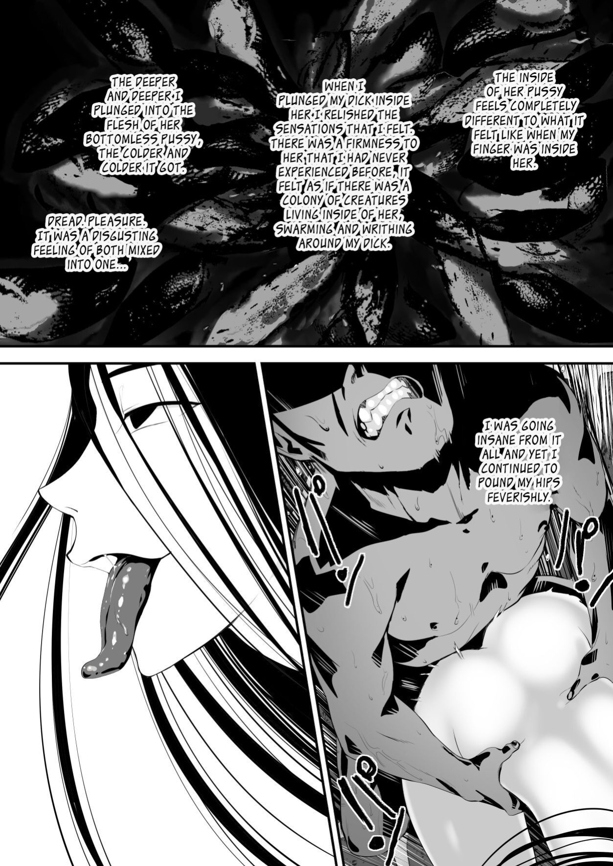 [Pink Sakuhin Okiba (Pink Taro)] Hairyokan de no Ero Kyoufu Taiken | A Terrifying Erotic Experience at an Abandoned Inn [LoF]