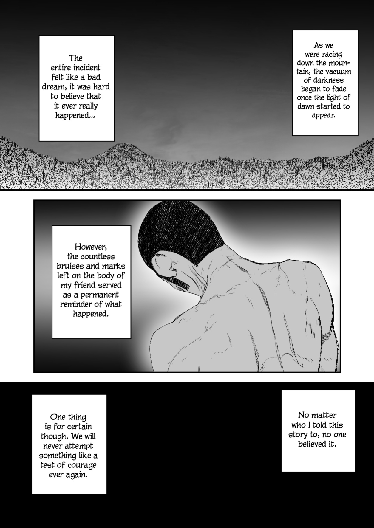 [Pink Sakuhin Okiba (Pink Taro)] Hairyokan de no Ero Kyoufu Taiken | A Terrifying Erotic Experience at an Abandoned Inn [LoF]