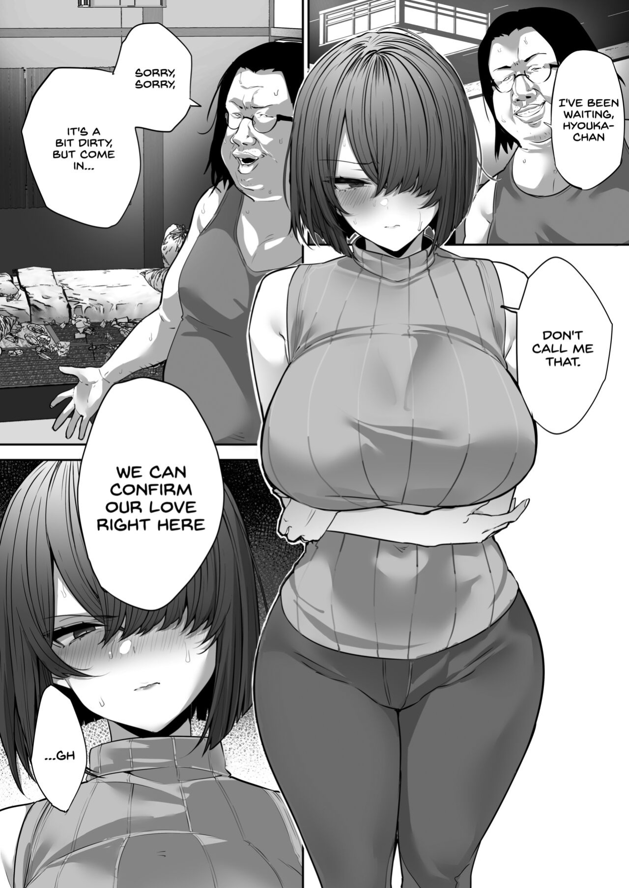 [Ofuton de Suyaa (Mitsudoue)] [NTR] Gikei ni Haiboku Cool na Hitodzuma [Haishinsha] [SDTLs]
