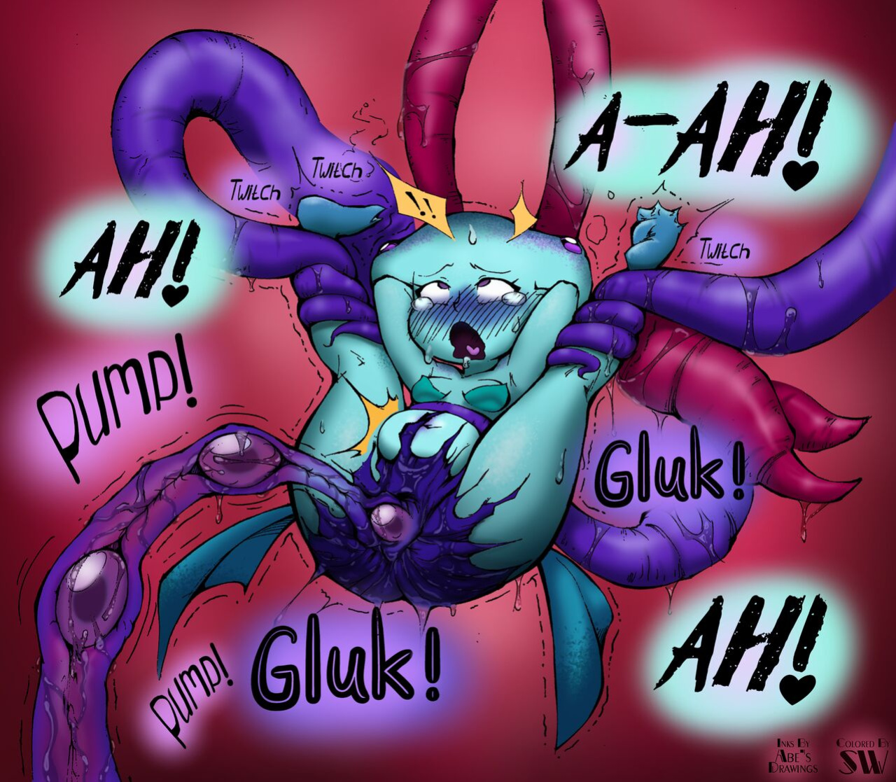[AbesDrawings] Ruto X Barinade (Fullcolor+Lineart)