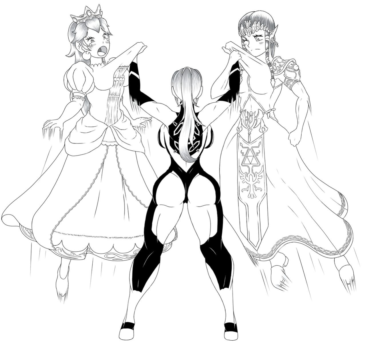 [Reactoegirl] Comic) Samus Vores Peach and Zelda series