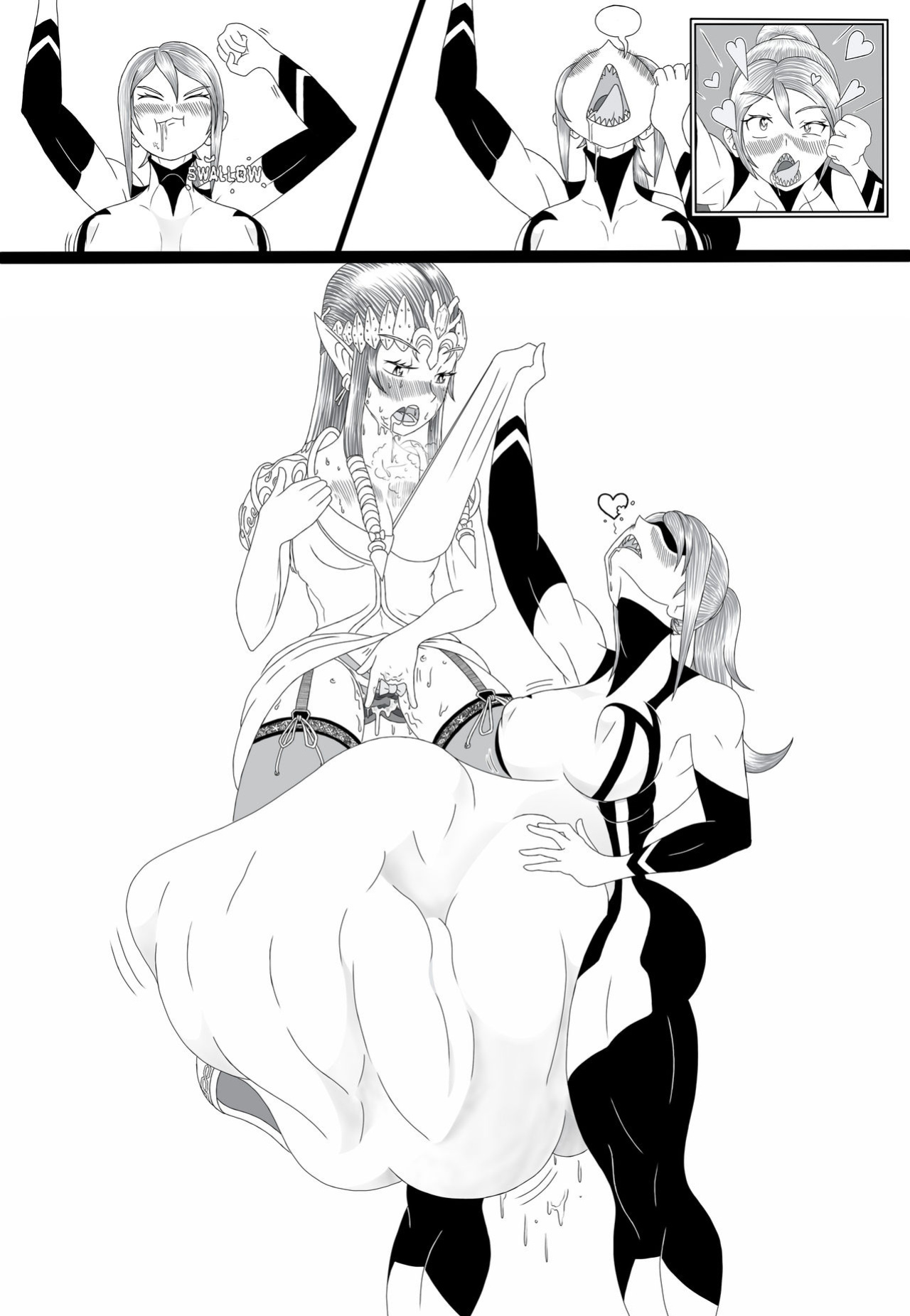 [Reactoegirl] Comic) Samus Vores Peach and Zelda series