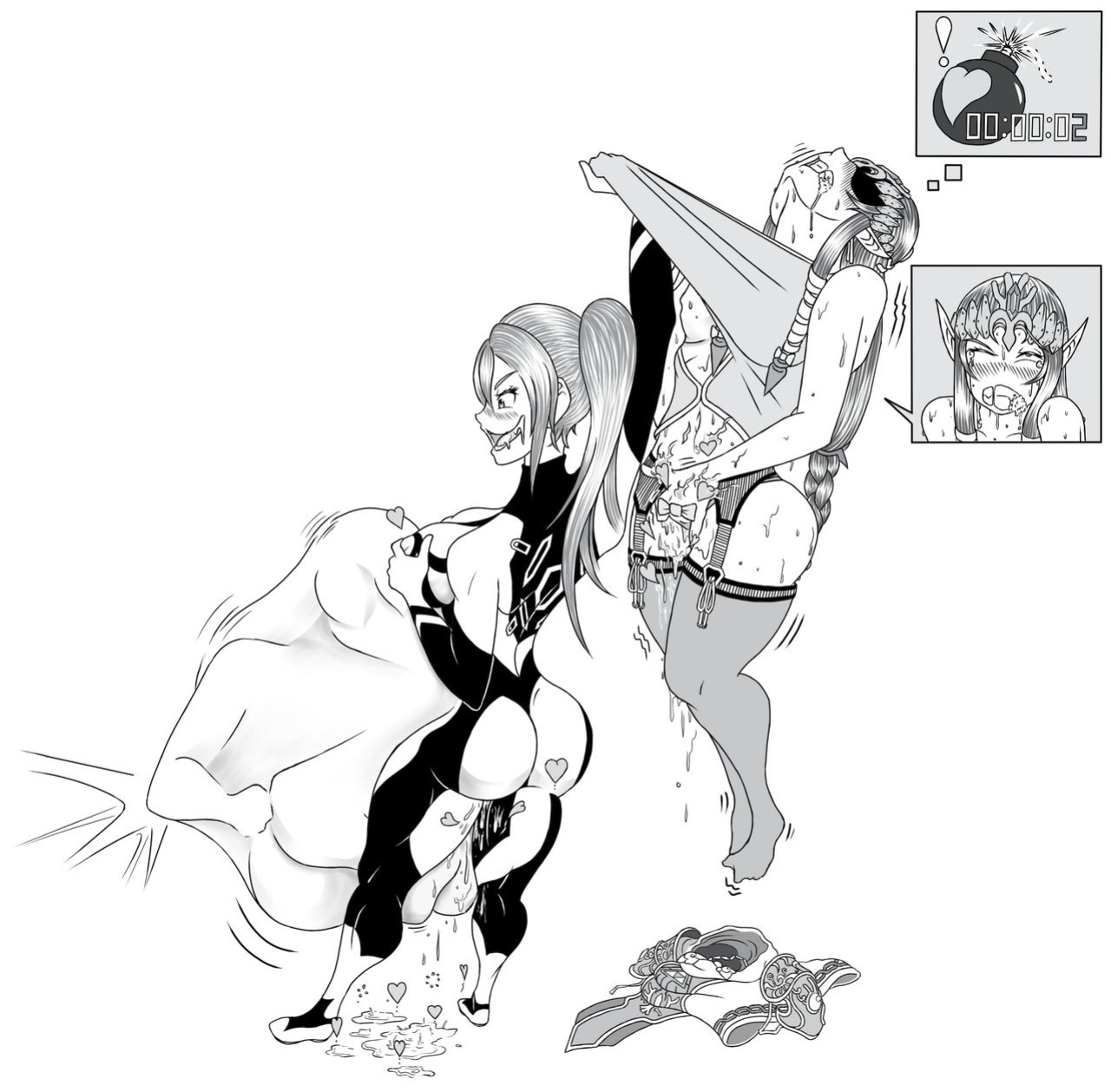 [Reactoegirl] Comic) Samus Vores Peach and Zelda series