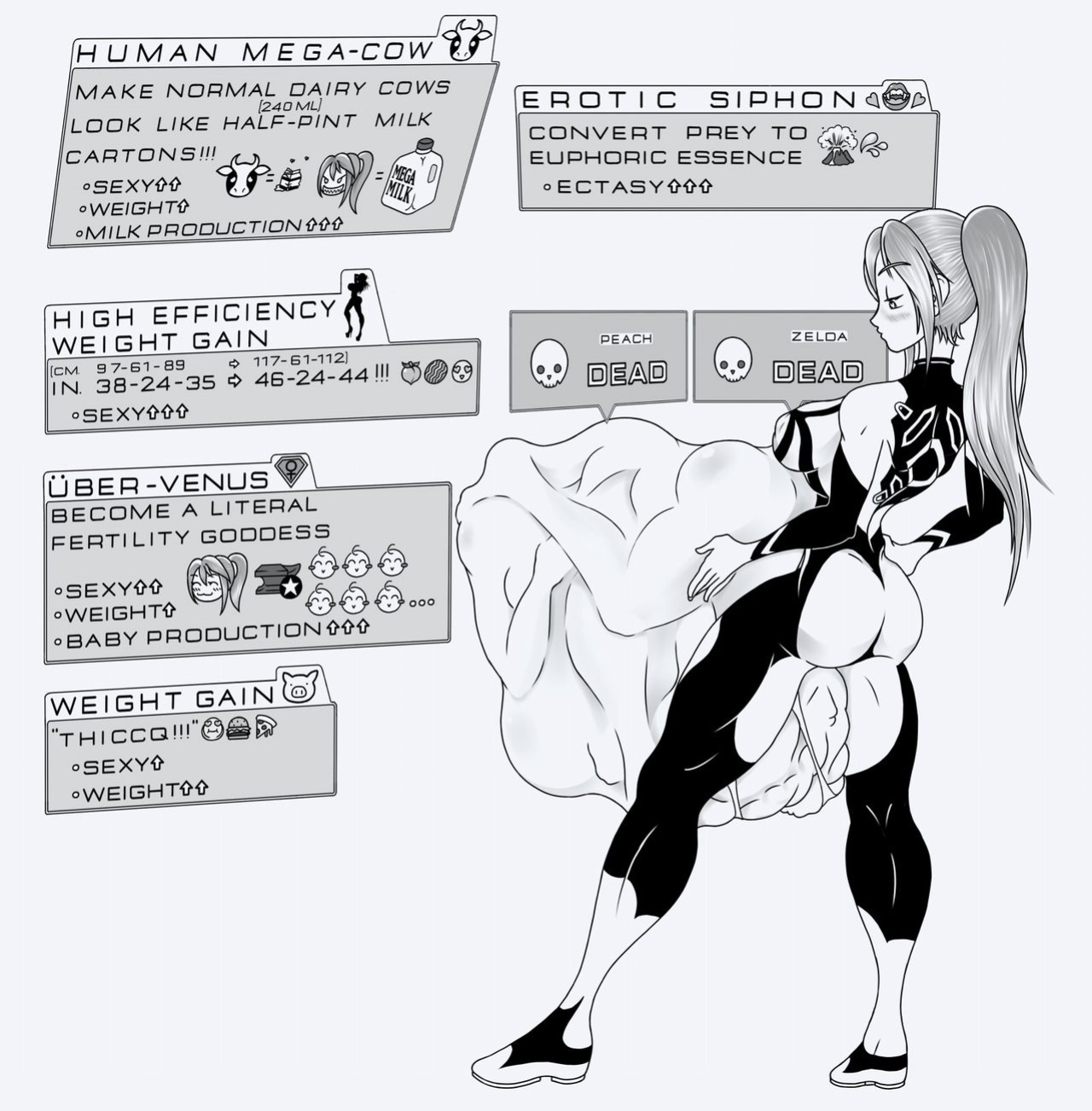 [Reactoegirl] Comic) Samus Vores Peach and Zelda series