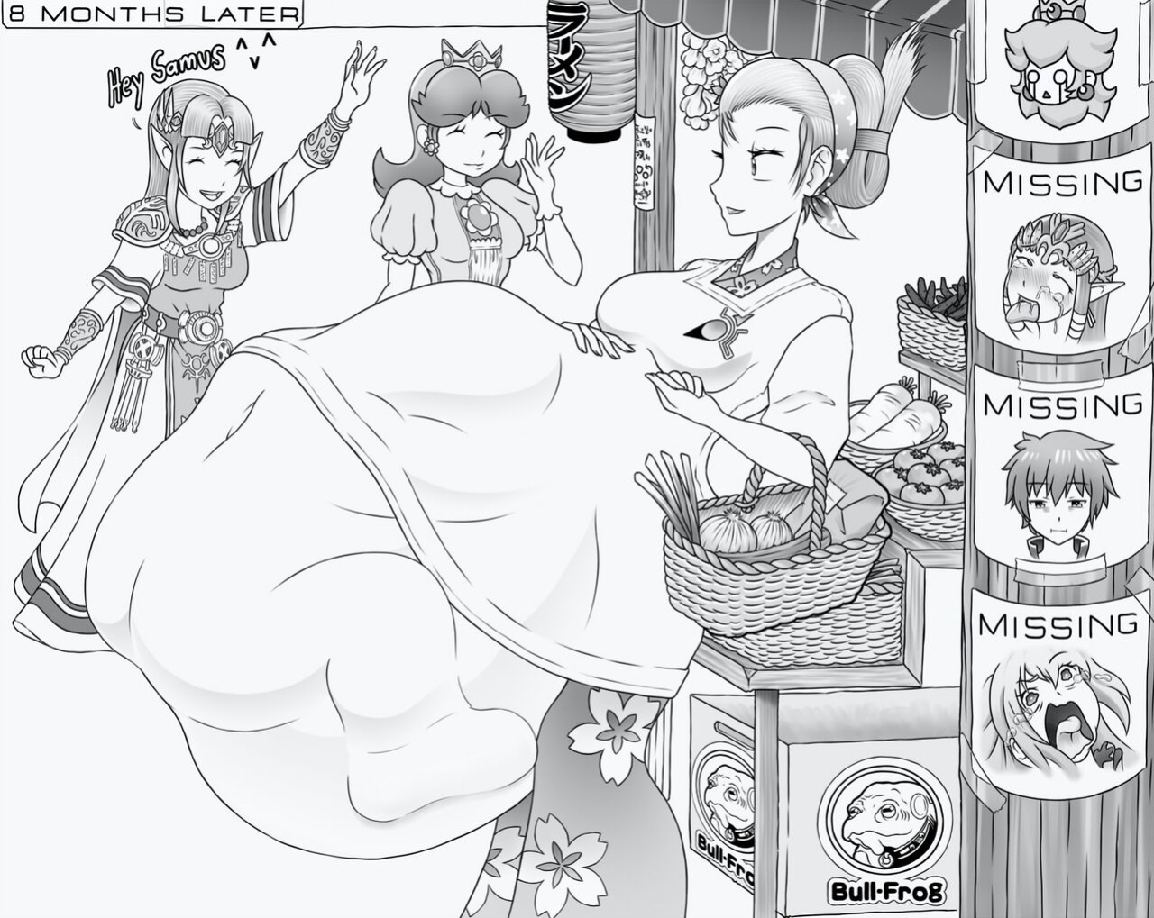 [Reactoegirl] Comic) Samus Vores Peach and Zelda series