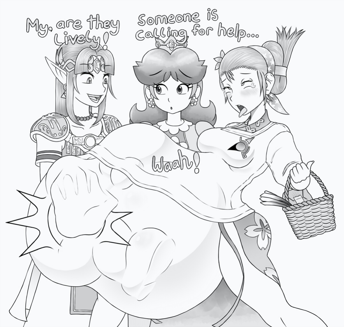 [Reactoegirl] Comic) Samus Vores Peach and Zelda series
