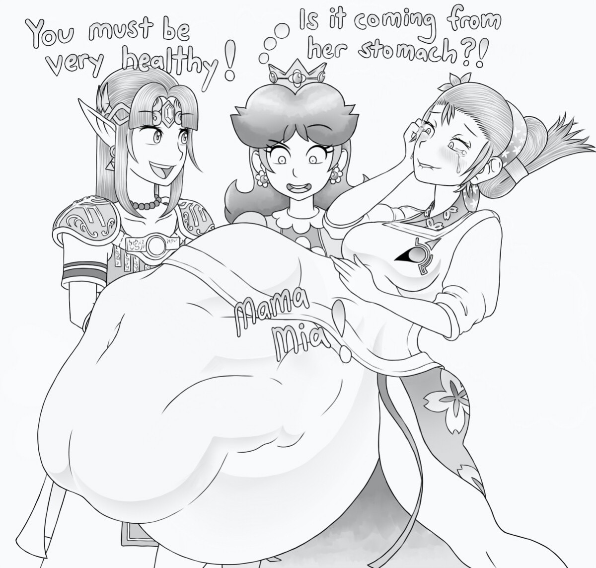 [Reactoegirl] Comic) Samus Vores Peach and Zelda series