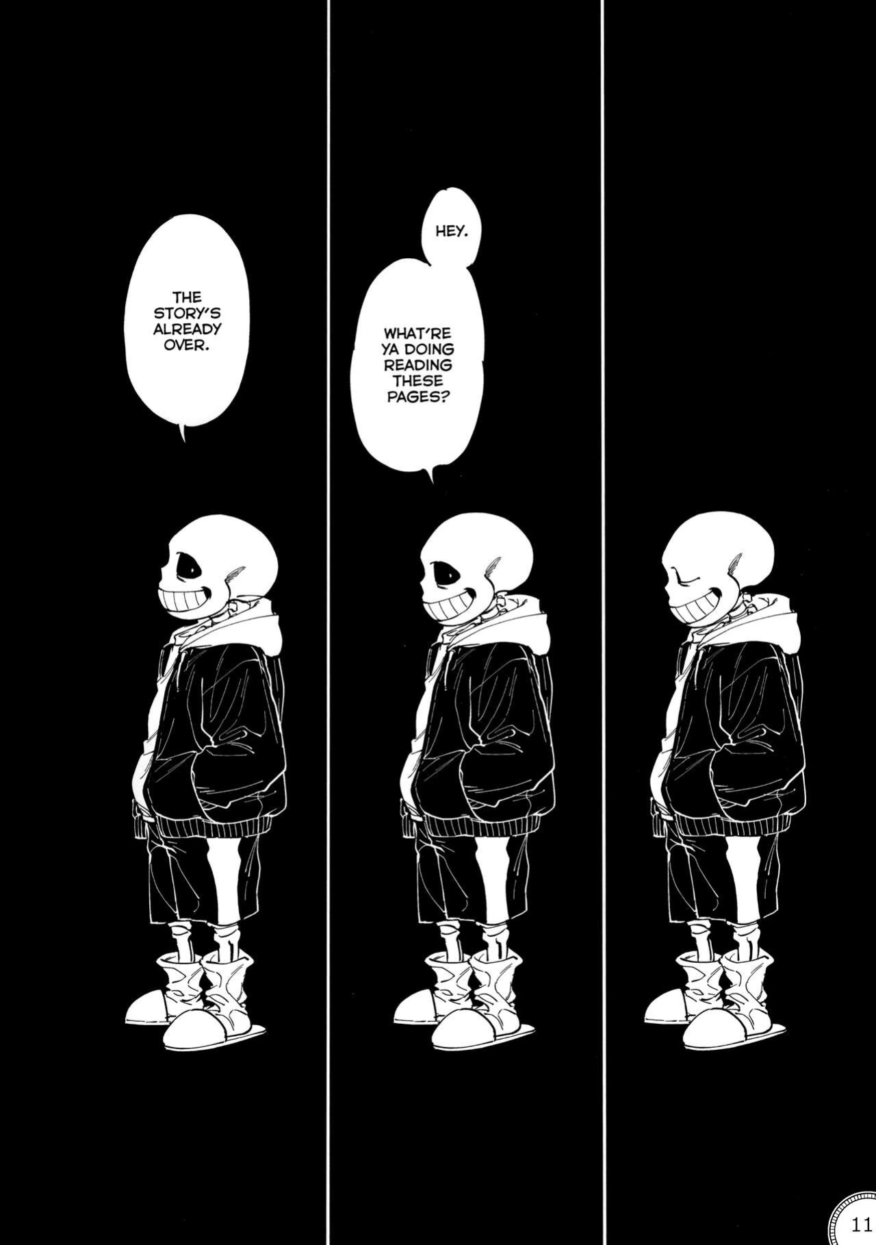 (Chou Kimi no Sentaku 2022) [Nambokuya (Namboku)] Kabe no Ana | Hole in the Wall (Undertale)