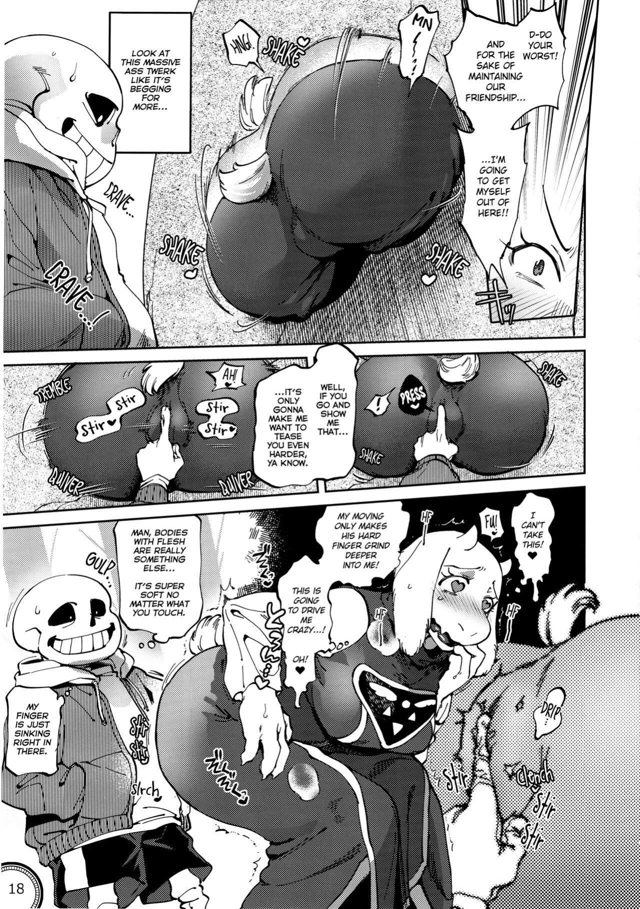 (Chou Kimi no Sentaku 2022) [Nambokuya (Namboku)] Kabe no Ana | Hole in the Wall (Undertale)