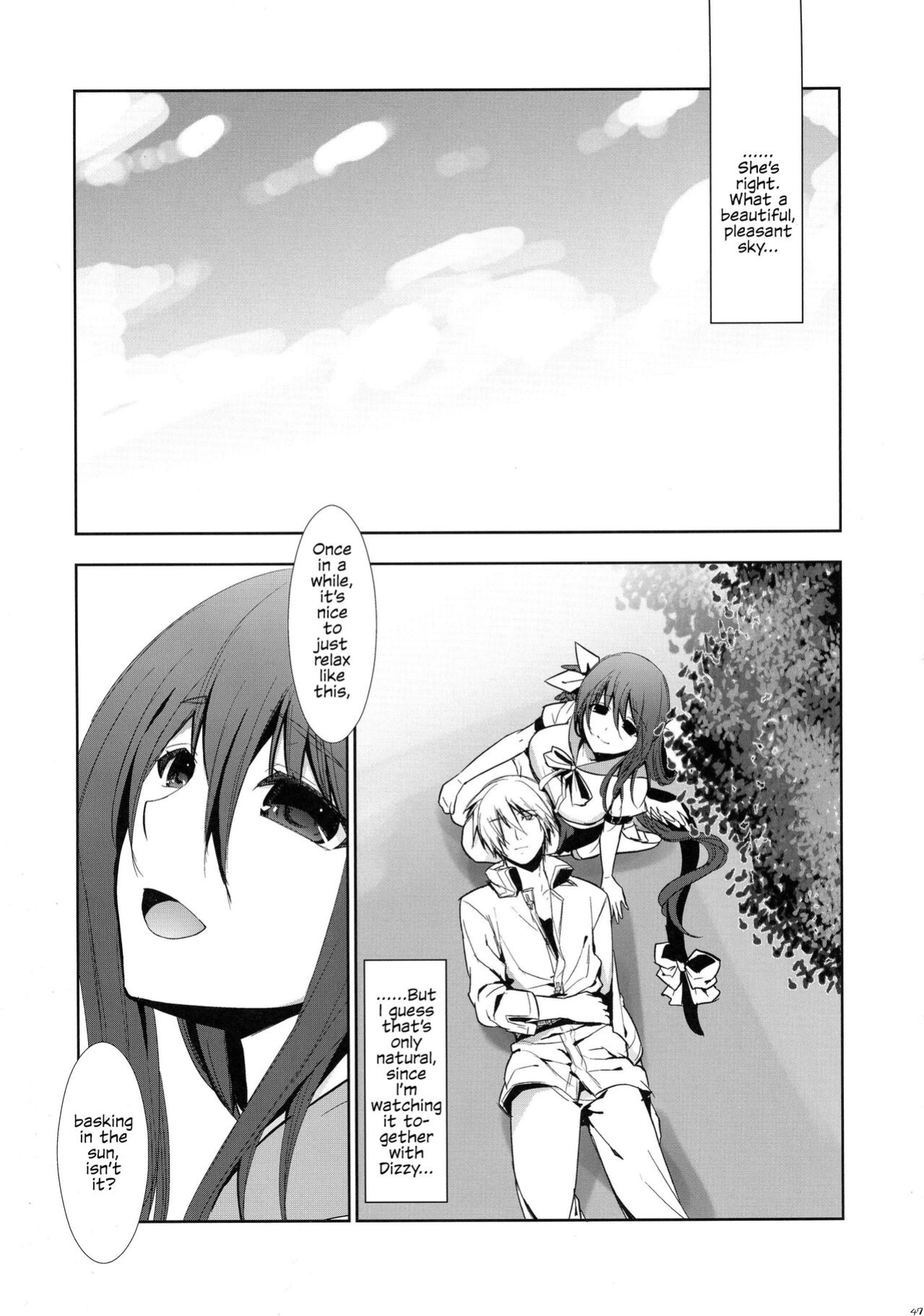 (COMIC1☆9) [Tamashu (Ohkami Ryosuke)] Renri no Eda: Sairoku | Lovebirds Flying High: Reprint (GUILTY GEAR) [Solas]