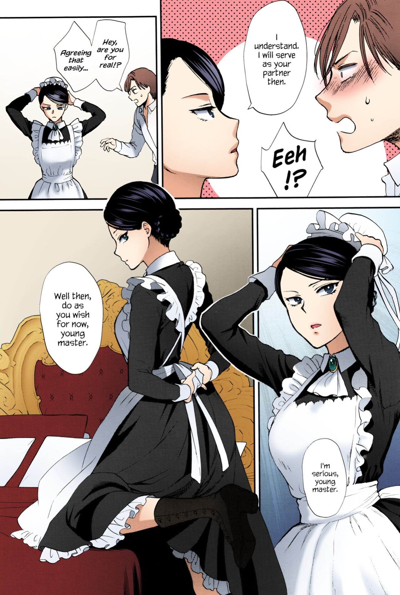 [Syoukaki] Kyoudou Well Maid - The Well “Maid” Instructor (Yawaraka na Taion) [Colorized] {Hennojin} [SPDSD]
