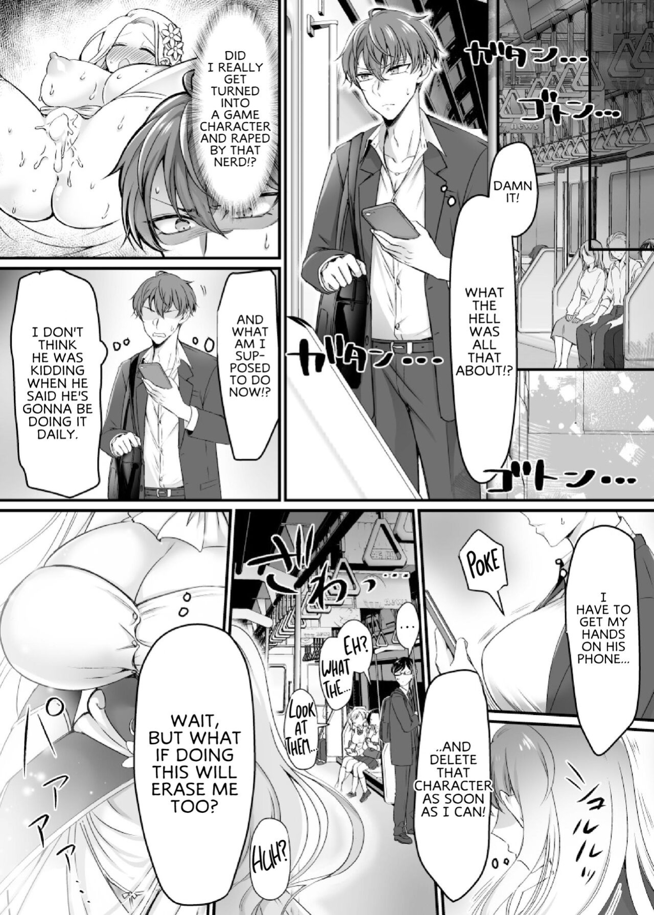 [Amuai Okashi Seisakusho (Moegi Oji-san, Namamugi)] Genjitsu Douki Gacha Nekura Otaku no Yome Chara ni Saserareta Ore | Reality-Synch Gacha How I got Turned Into The Waifu of a Gloomy Nerd [SachiKing]