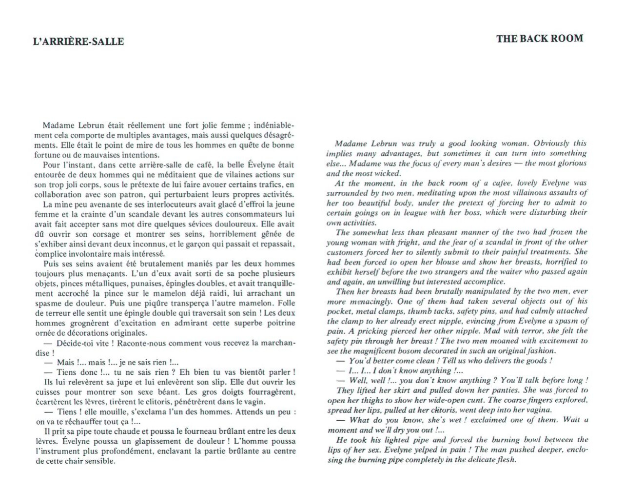 [Joseph Farrel] Humiliations [French]