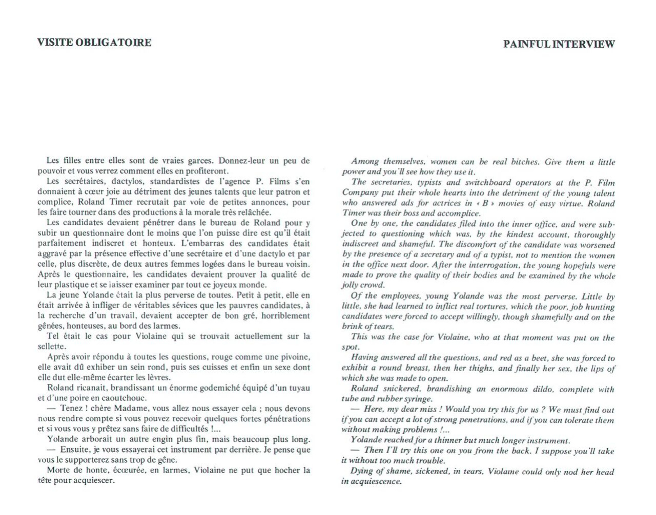 [Joseph Farrel] Humiliations [French]