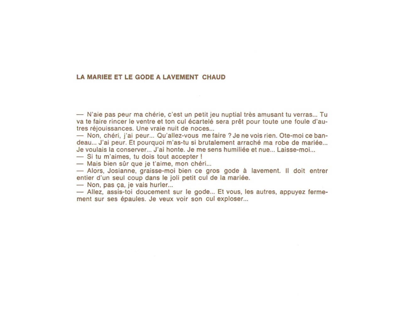 [Joseph Farrel] Obéis sinon! (Souffrir et jouir) [French]